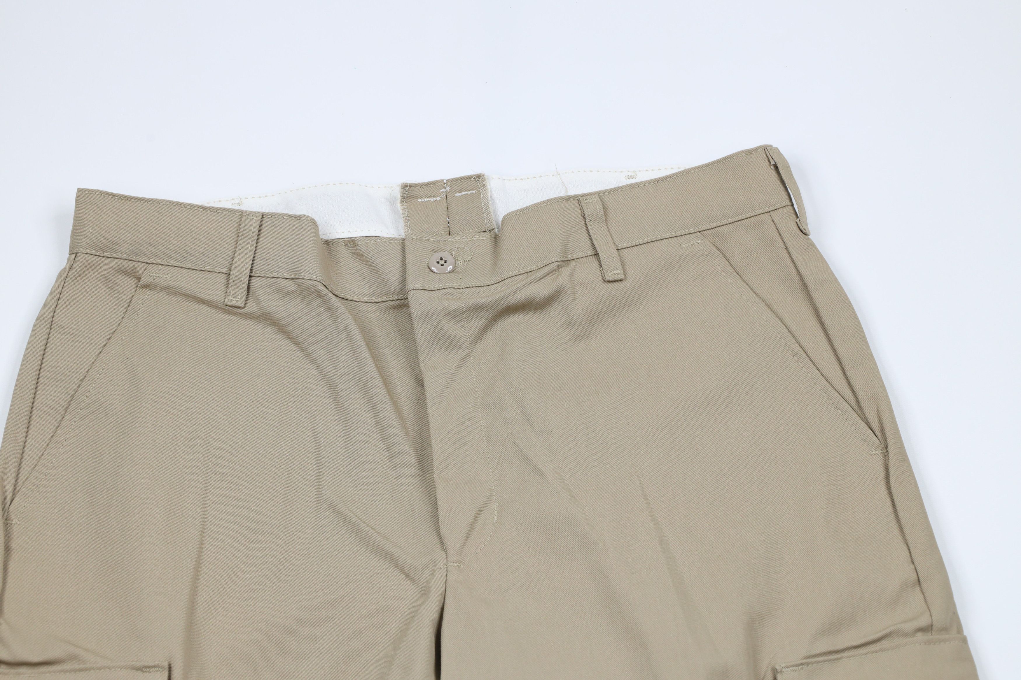 Vintage Vintage 90s Streetwear Cargo Workwear Pants Beige Khaki Size US 38 / EU 54 - 2 Thumbnail