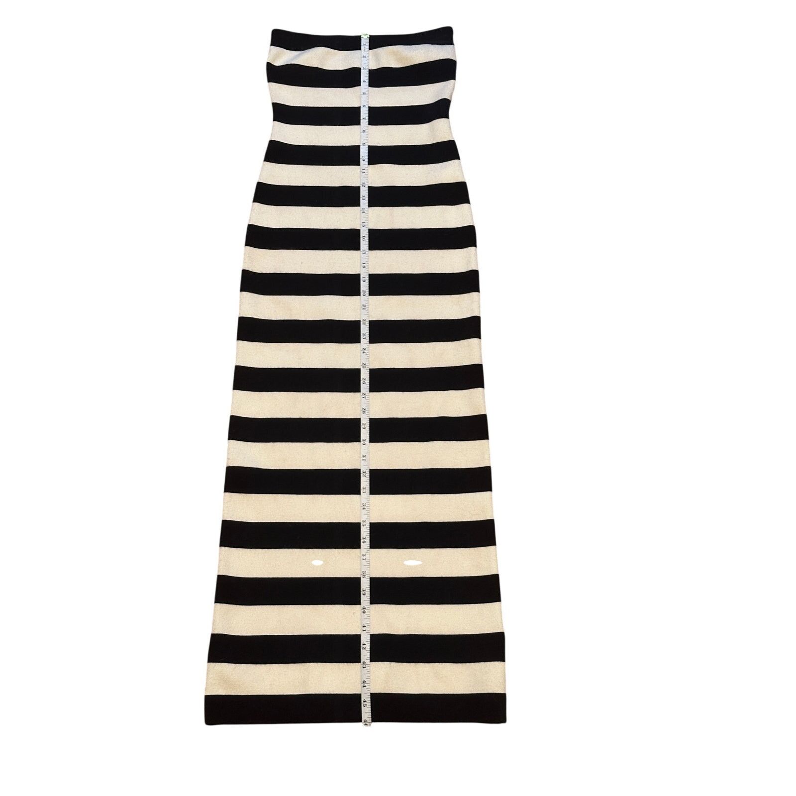 Abercrombie & Fitch Abercrombie & Fitch Black & White Stripe Maxi Dress Size S / US 4 / IT 40 - 4 Thumbnail