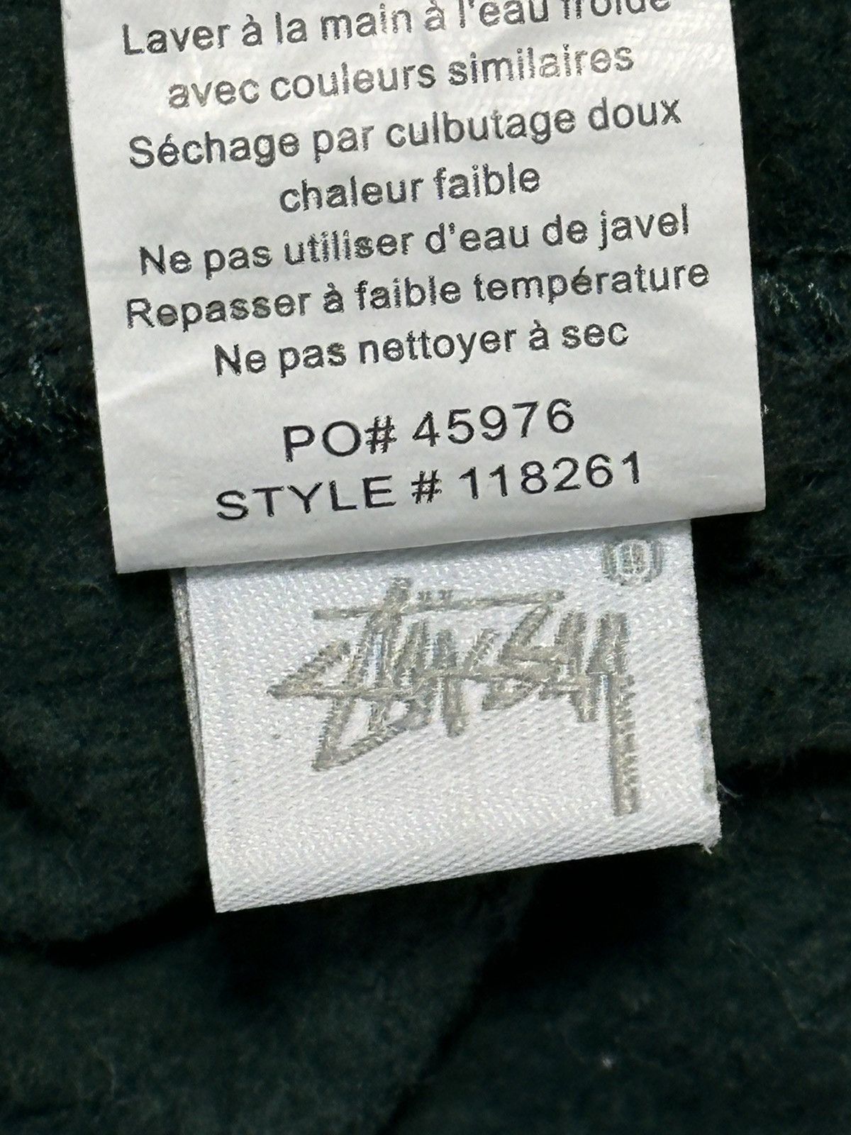 Stussy Stüssy two-tone half-zip fleece sweatshirt featuring a cream Size US M / EU 48-50 / 2 - 17 Thumbnail