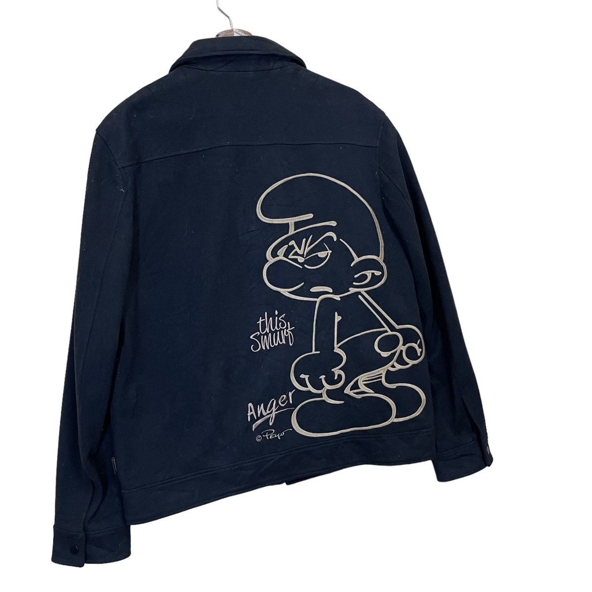 Other Vintage The Smurf By Cabbeen Button Jacket Size US M / EU 48-50 / 2 - 2 Thumbnail