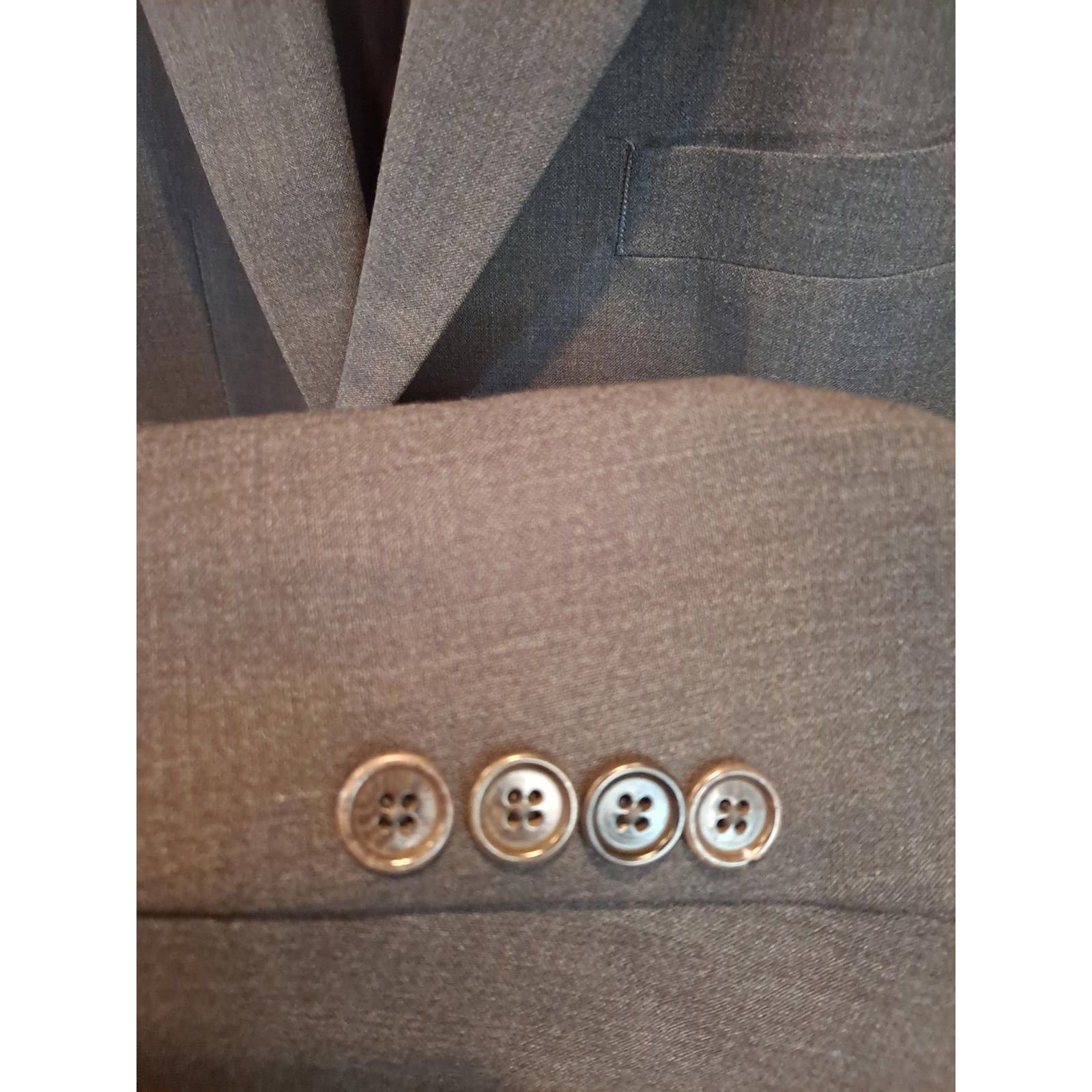 Brooks Brothers Brooks Brothers Darg Gray/Black 2 Button Blazer Size 42S Size 42R - 2 Thumbnail