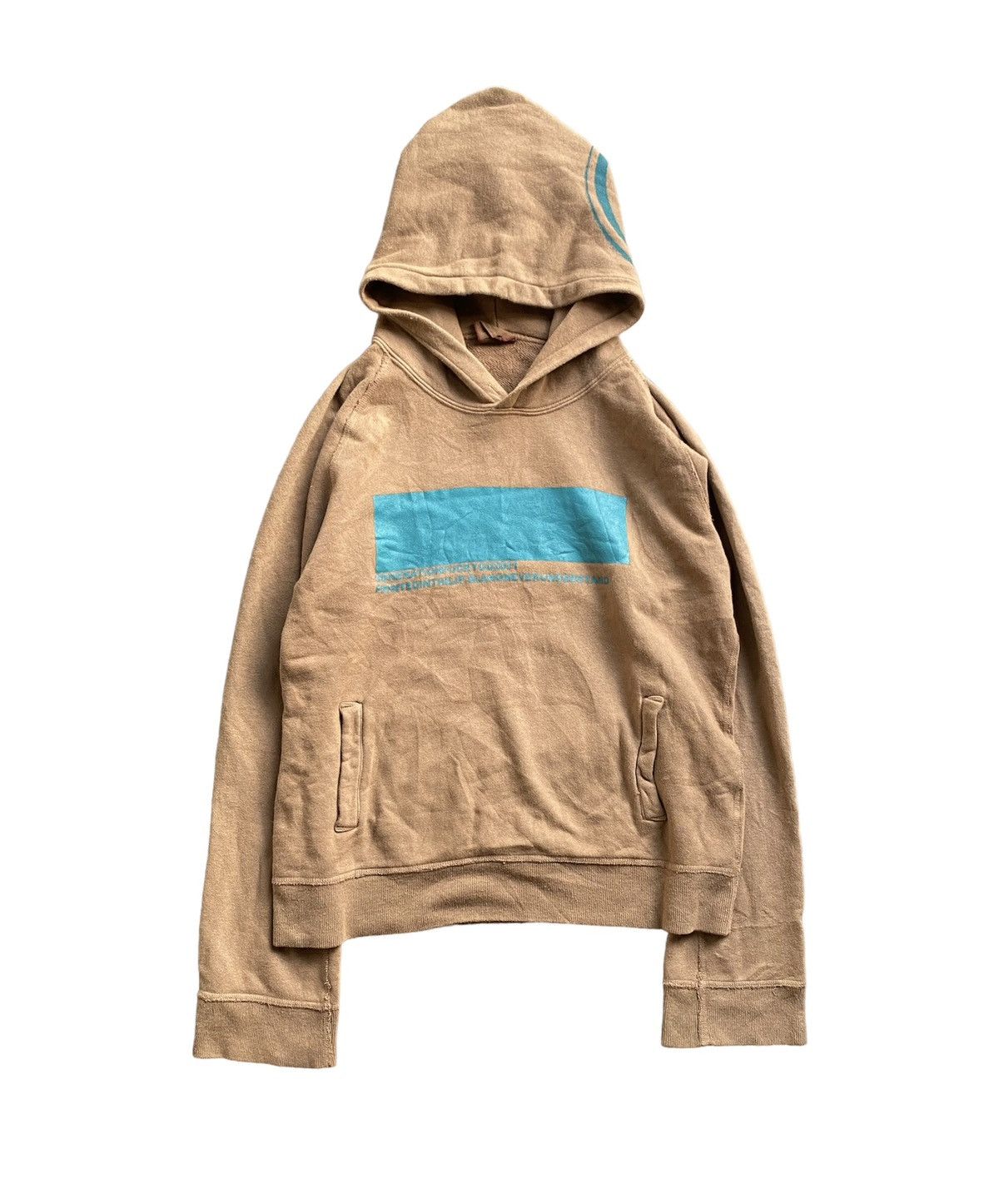 image of Jun Takahashi x Ppfm Rna Dna 2001 Generation Fuck You Chimpanzees Hoodie in Brown (Size Small)