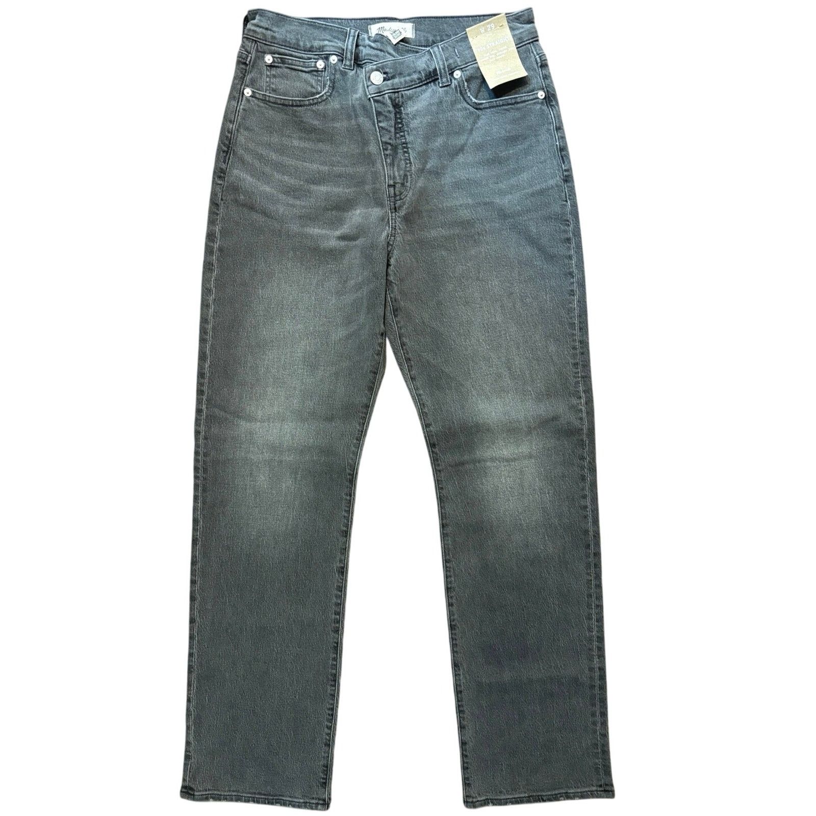 Madewell NWT Madewell The '90s Straight Jean Burwick Wash Size 29 Size 29" - 4 Thumbnail