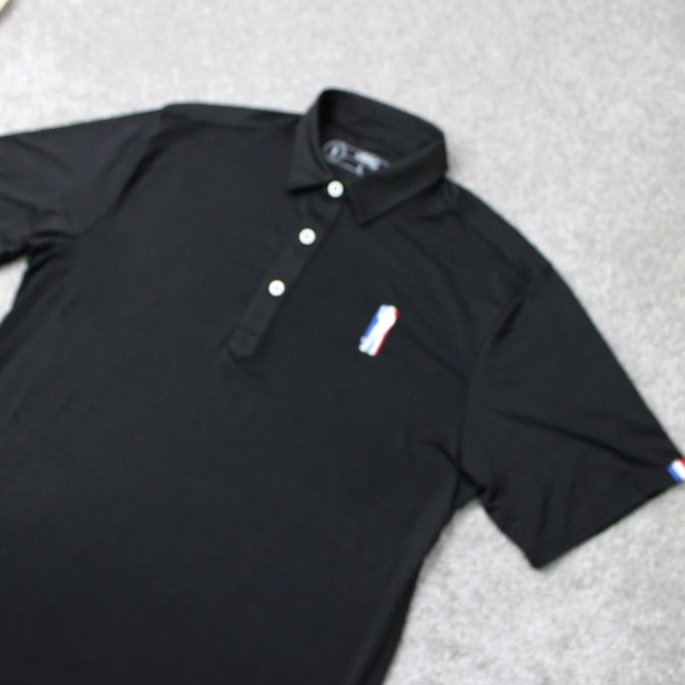 Vintage VINTAGE You Suck at Golf Polo Shirt Mens Large Black Short Sleeve Polyester Blend Stretch Polo Shirt Size US L / EU 52-54 / 3 - 3 Thumbnail