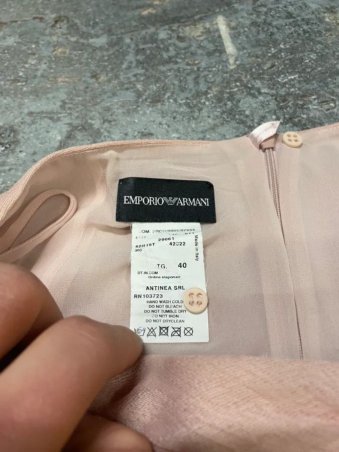 Emporio Armani × Vintage SS2006 Emporio Armani Shell Pleats Skirt Size M / US 6-8 / IT 42-44 - 6 Thumbnail