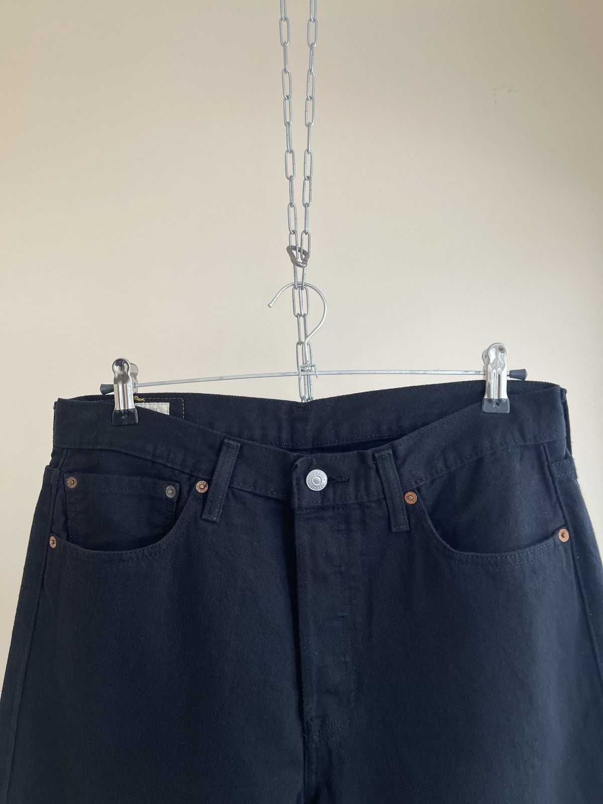 Levi's Premium 501 Straight Leg Regular Fit 5 Pocket Denim Jeans Size US 32 / EU 48 - 11 Thumbnail