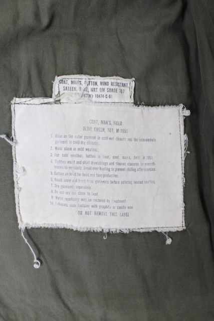 Other Field Jacket M-51 US Army OG 107 Small Long Size US M / EU 48-50 / 2 - 10 Thumbnail