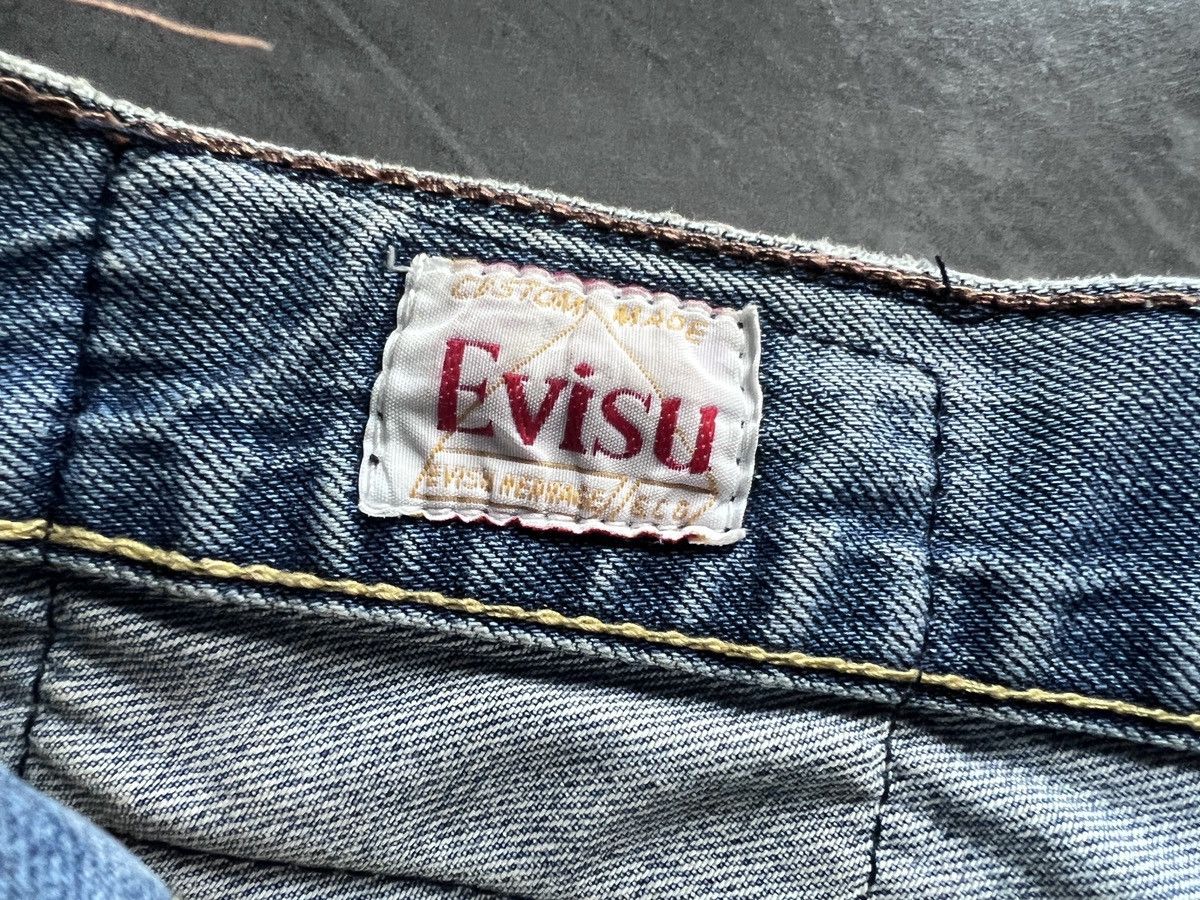 Evisu Evisu : Distressed Denim Jeans Embroider Logo Pocket Size US 38 / EU 54 - 12 Thumbnail