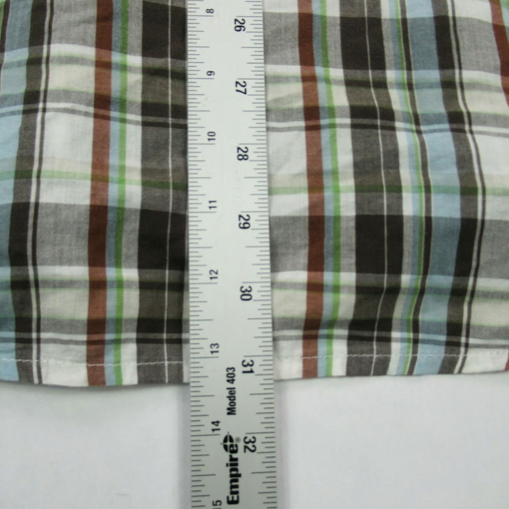 Quiksilver Quiksilver Shirt Mens Medium Plaid Short Sleeve Button Front Pockets Size US M / EU 48-50 / 2 - 7 Thumbnail