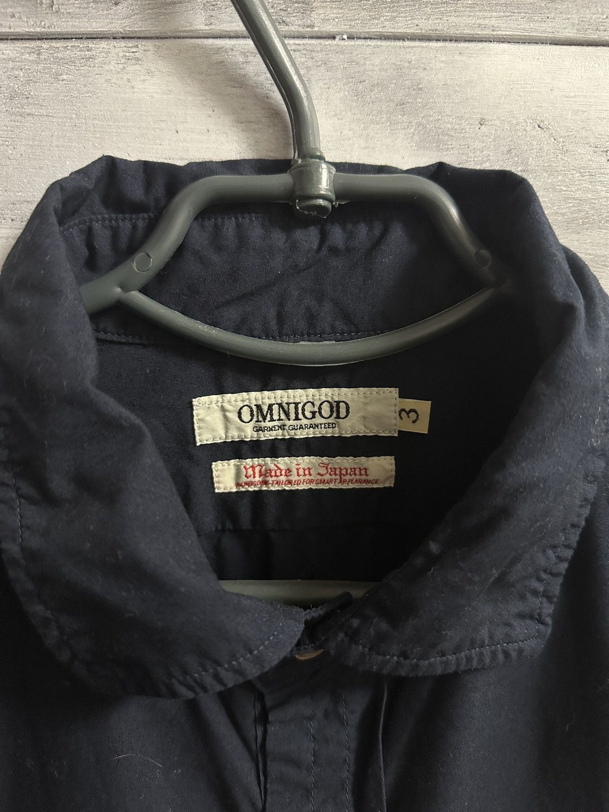 OMNIGOD Rare Shirt Button OMNIGOD Made in Japan Size 3 Size US M / EU 48-50 / 2 - 6 Thumbnail