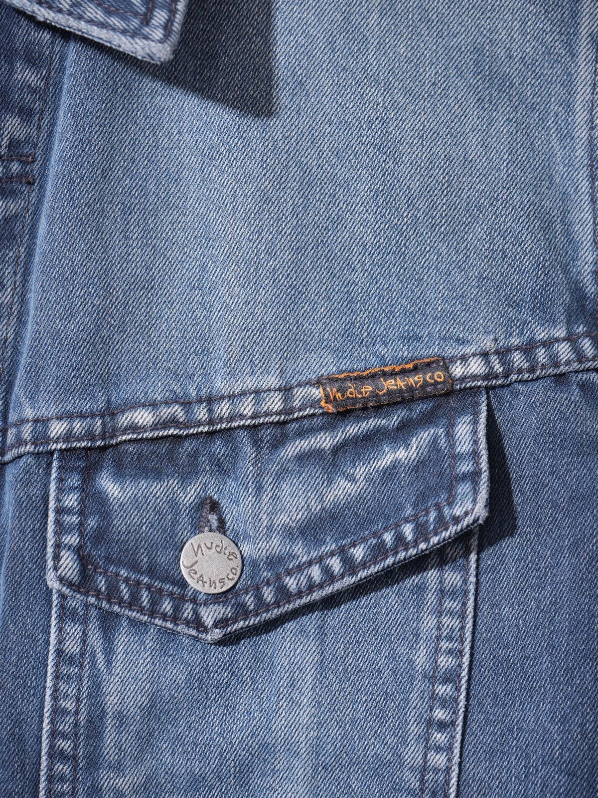 Nudie Jeans Nudie Jeans Terry Dusty Blue Black Denim Jacket Size US M / EU 48-50 / 2 - 4 Thumbnail