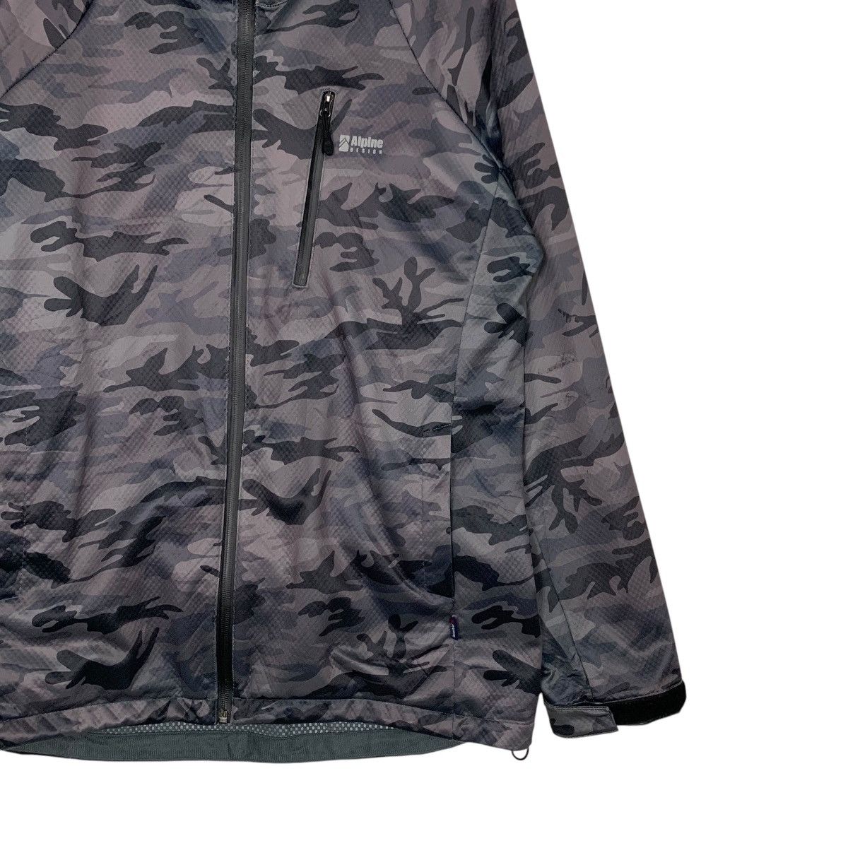 Japanese Brand ALPINE DESIGN Windbreaker Hoodie Jacket #2502-C112 Size US L / EU 52-54 / 3 - 4 Thumbnail