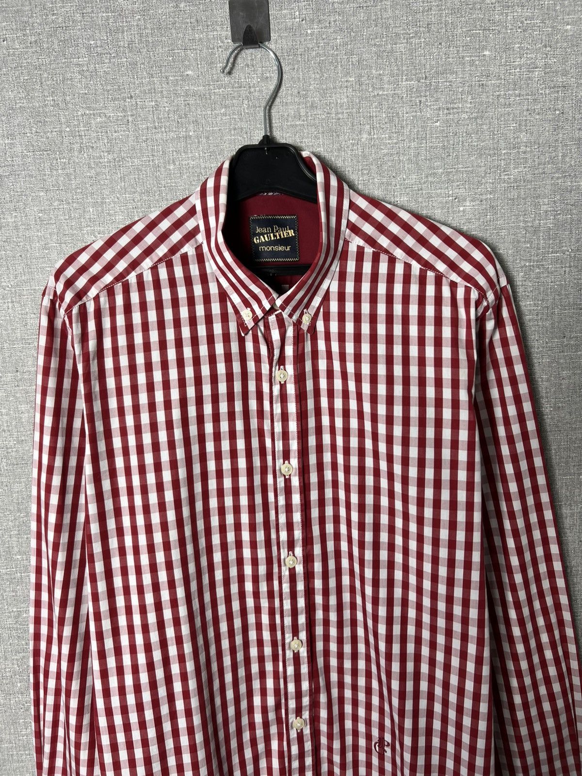 Jean Paul Gaultier Jean Paul Gaultier Checkered Button Long Sleeve Shirt JPG Size US M / EU 48-50 / 2 - 2 Thumbnail
