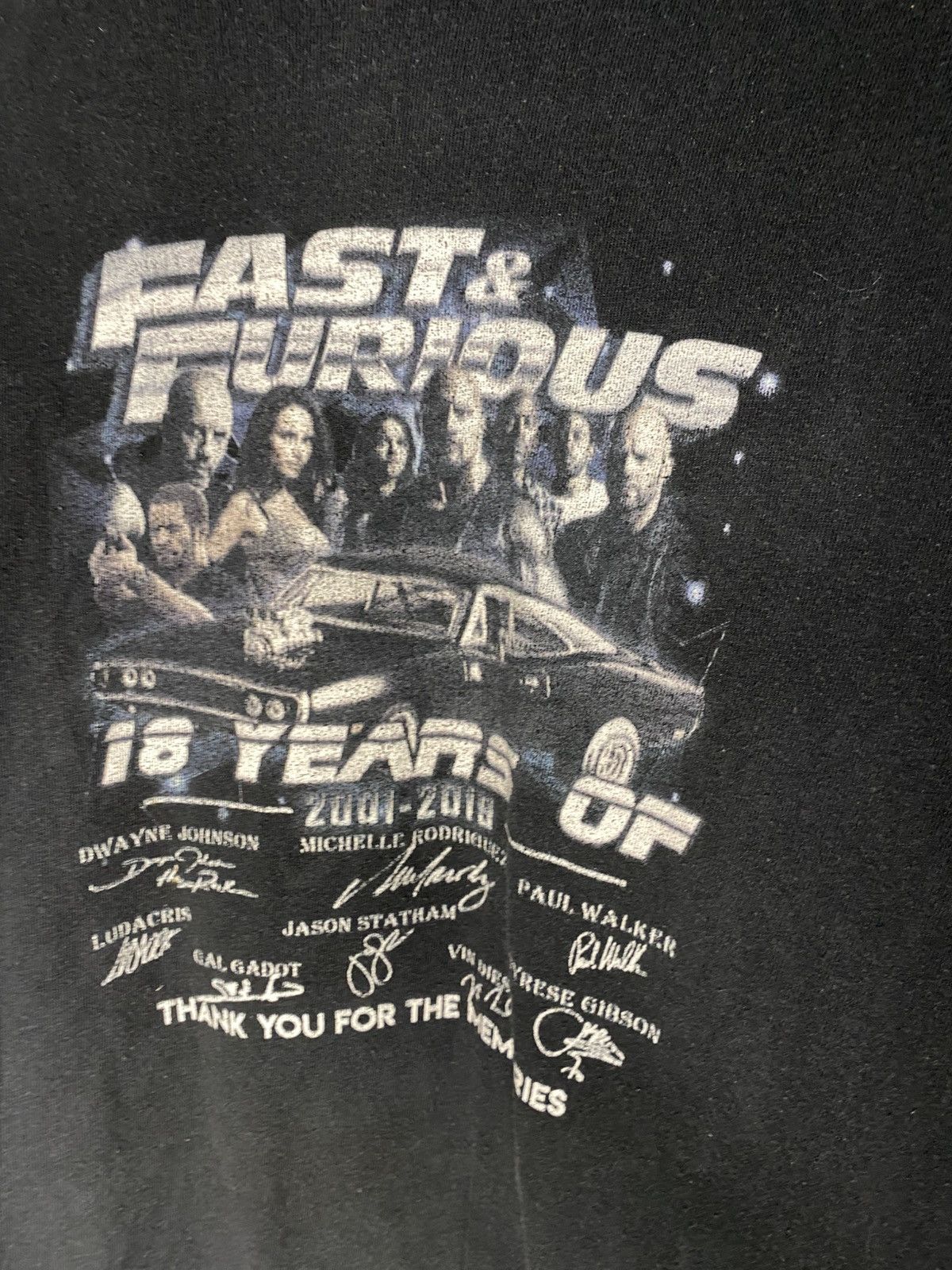 Formula 1 Men's Vintage T-Shirt Fast & Furious Movie Promotion Tee Size US M / EU 48-50 / 2 - 2 Thumbnail