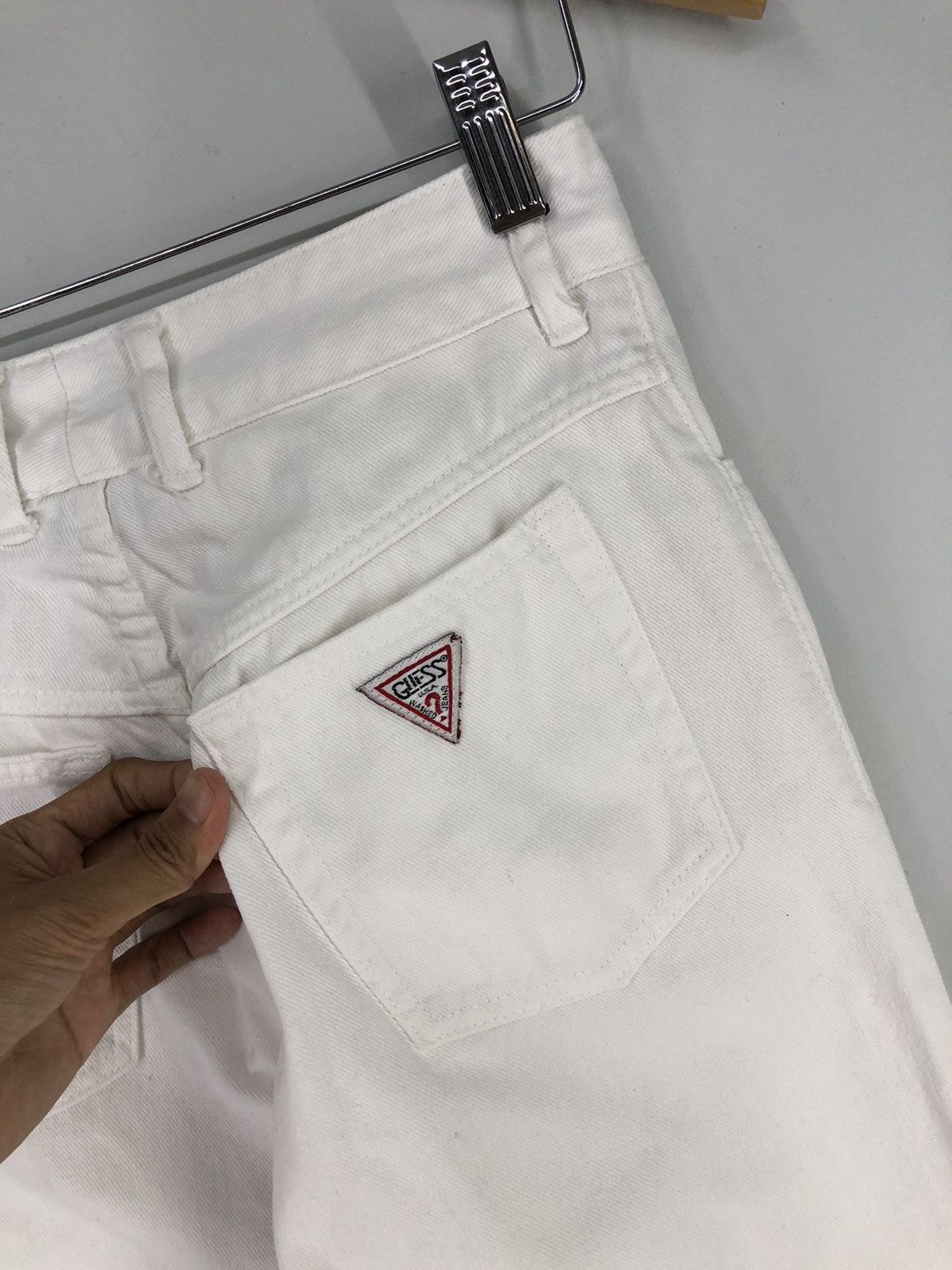 Guess Vintage Guess Georges Marciano White Jeans Size 25" / US 0 / IT 36 - 16 Thumbnail