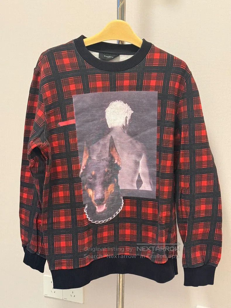 Givenchy Givenchy Red Check Dachshund Hoodie Size US XS / EU 42 / 0 - 1 Thumbnail