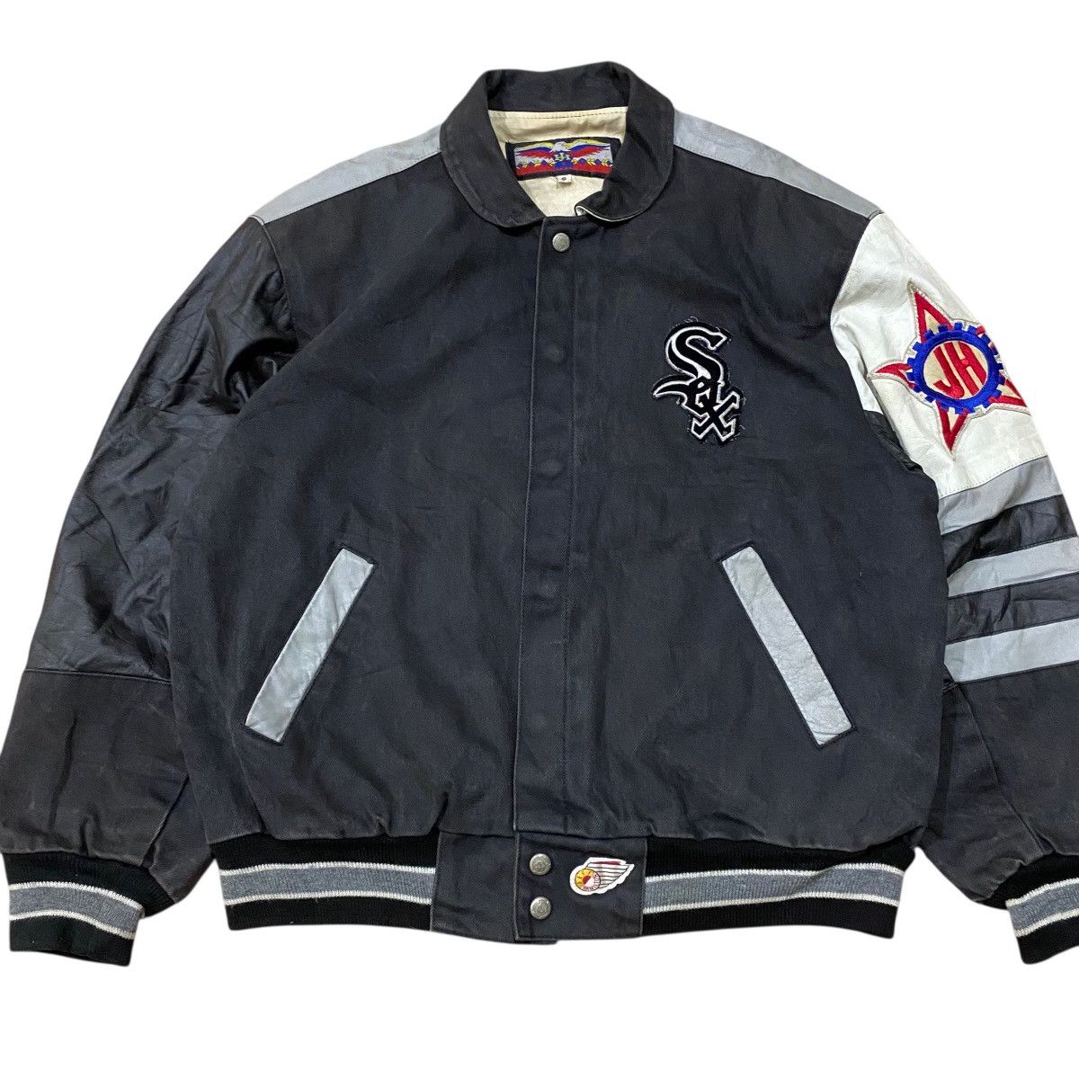 Jeff Hamilton Vtg Jeff Hamilton Chicago White Sox Varsity Leather Jacket Size US S / EU 44-46 / 1 - 6 Thumbnail