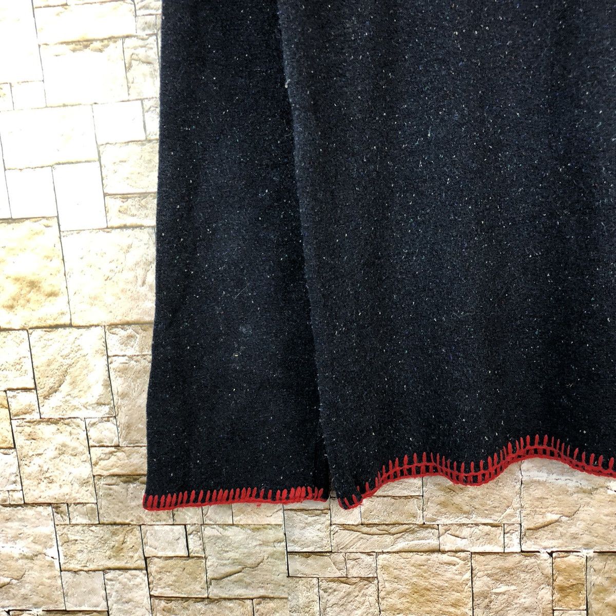 Comme des Garcons Comme Des Garcons 90s Speckled Red Whipstitch Knit #A1231 Size M / US 6-8 / IT 42-44 - 7 Thumbnail