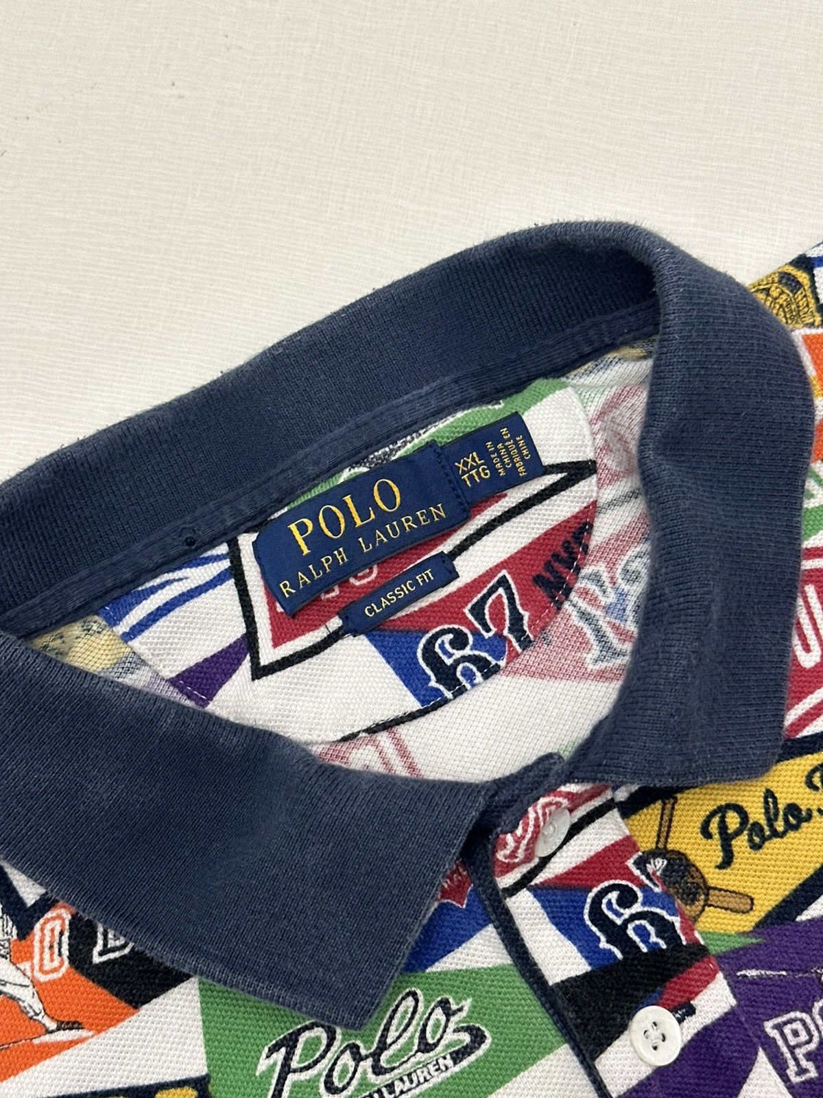 Polo Ralph Lauren Polo Ralph Lauren Art Deco Pennant Stadium Bears Shirt 3XL Size US XXL / EU 58 / 5 - 5 Thumbnail