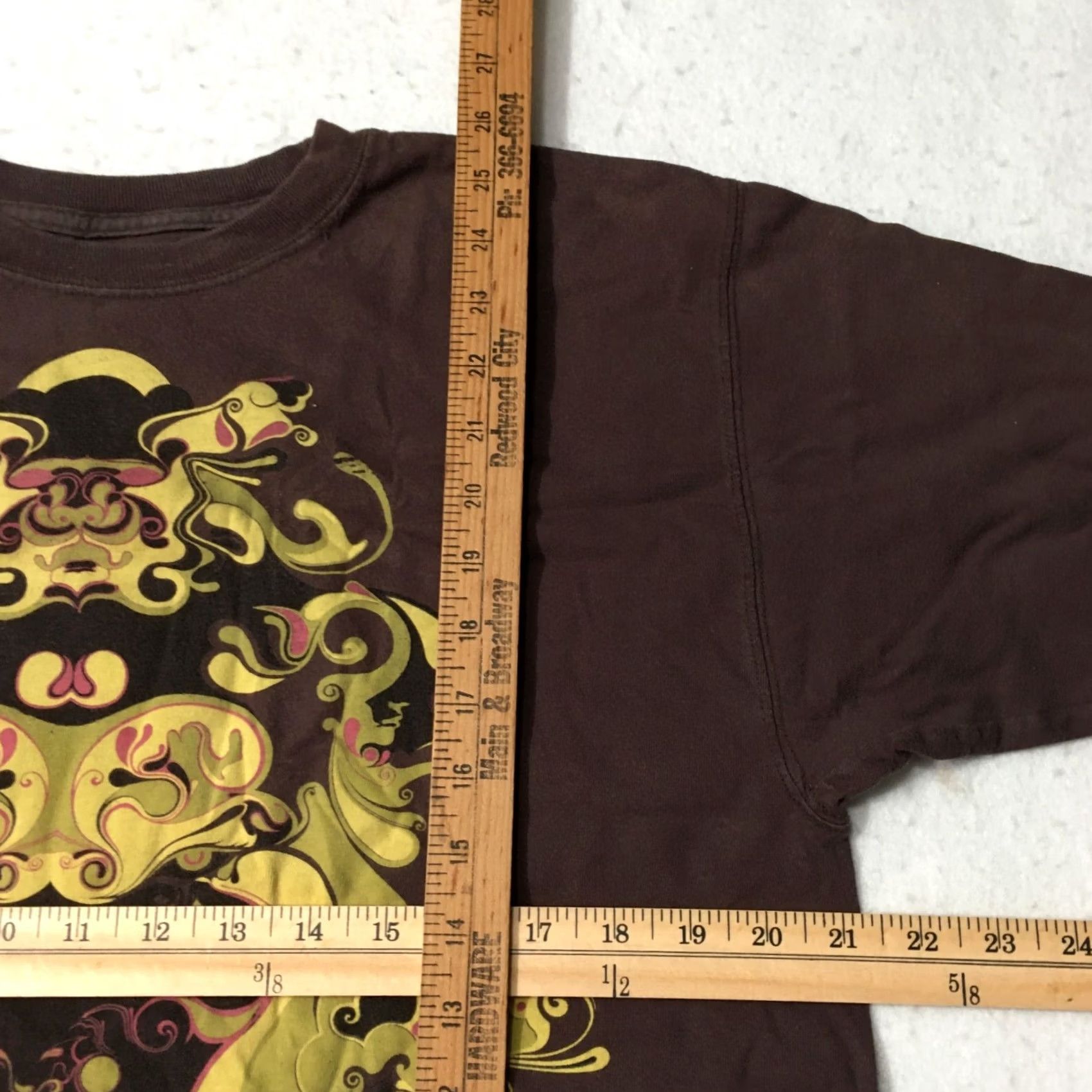 Theory Tank Theory graphic tee Crew Neck Short Sleeve Unisex Adults M Brown blend Graphic Print Vintage No N/A Size US M / EU 48-50 / 2 - 4 Thumbnail