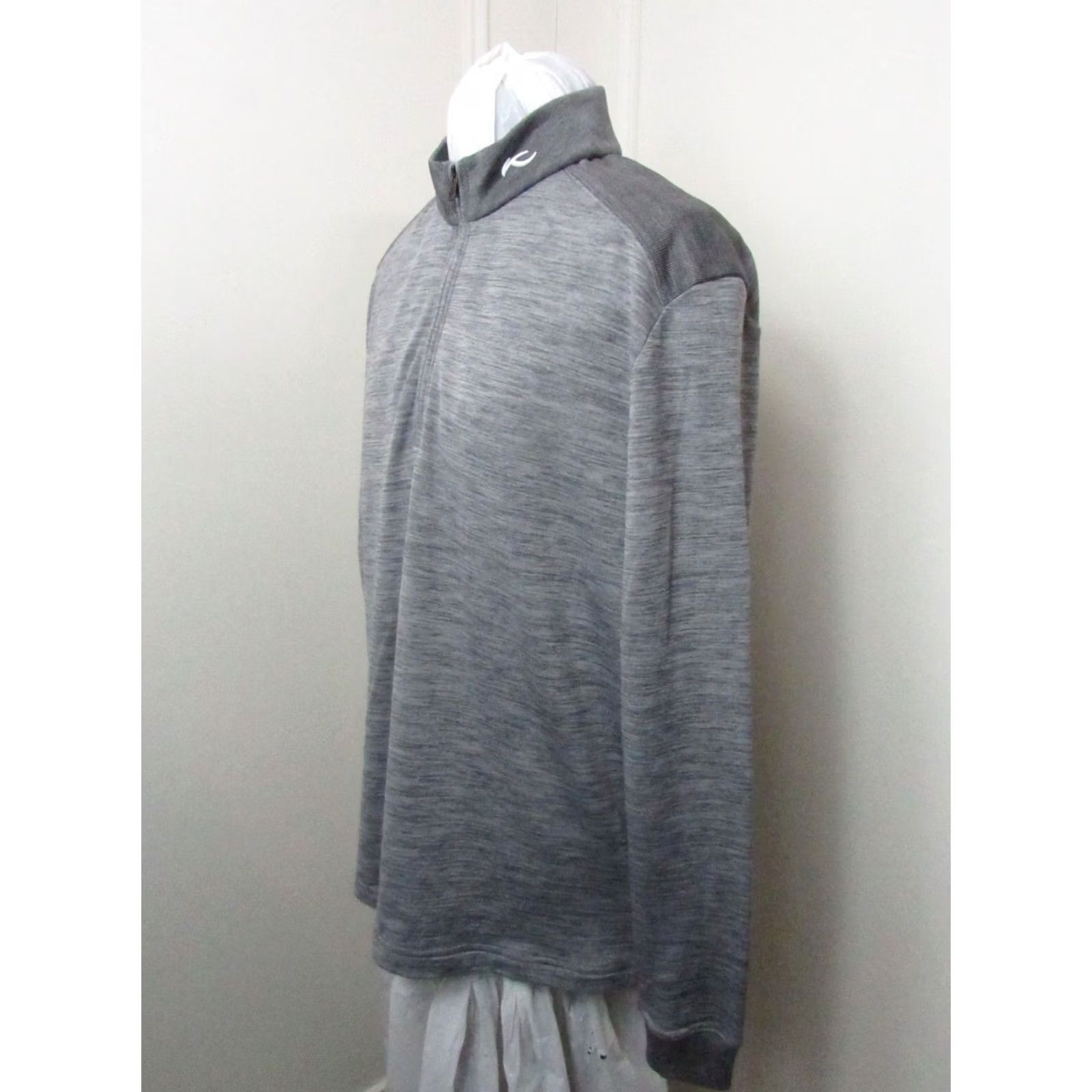 KJUS KJUS Liam Techwool 1/4 Zip Pullover Gray Men Large Sweatshirt Golf Performance Pullover Size US L / EU 52-54 / 3 - 3 Thumbnail