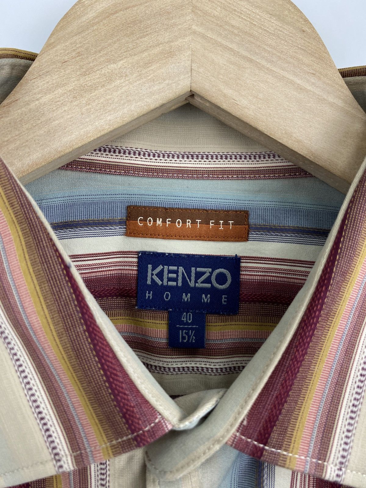 Kenzo 🐅 Vintage 90s Kenzo Homme Paris Shirt Comfort Fit Rare Y2K Size US L / EU 52-54 / 3 - 4 Thumbnail