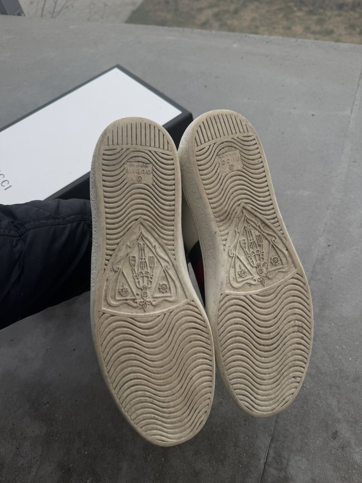 Designer × Gucci Gucci Ace Snake Sneakers Size US 10 / EU 43 - 5 Thumbnail