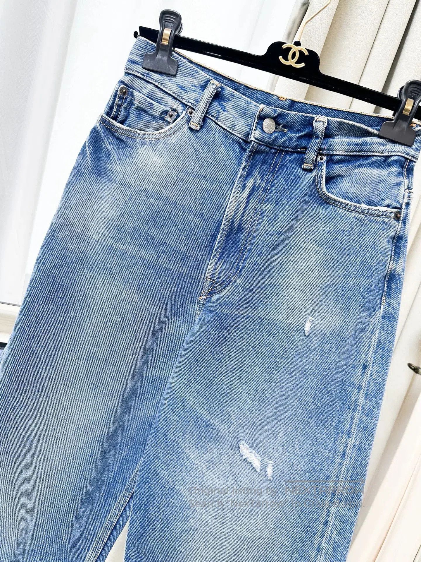 Acne Studios Acne Studios Blue Wide. Size US 26 / EU 42 - 2 Thumbnail