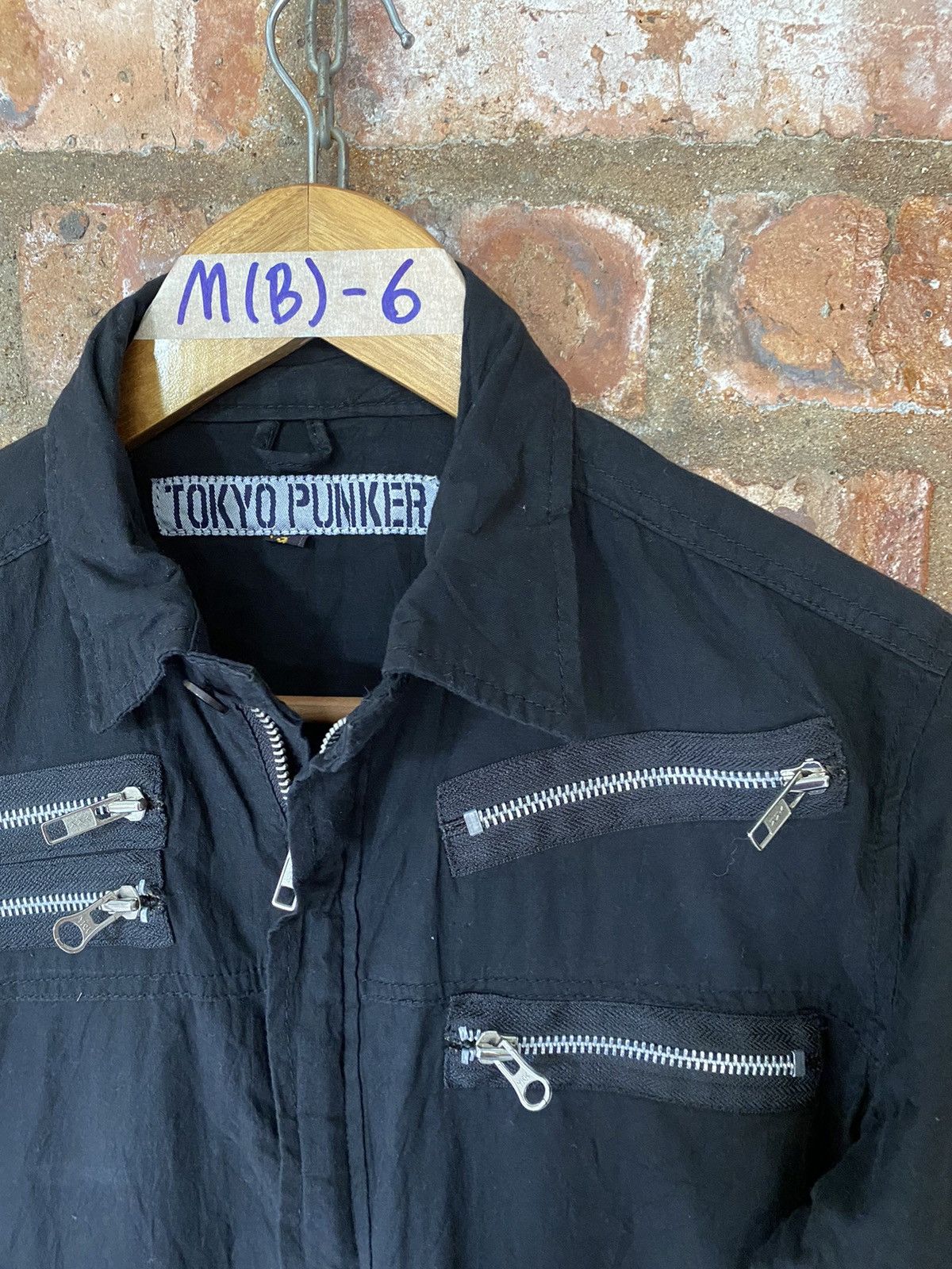 A.F.F.A. × Japanese Brand × Vintage 1990s Tokyo Punker by Jim SINN multizipper YKK Size US S / EU 44-46 / 1 - 5 Thumbnail