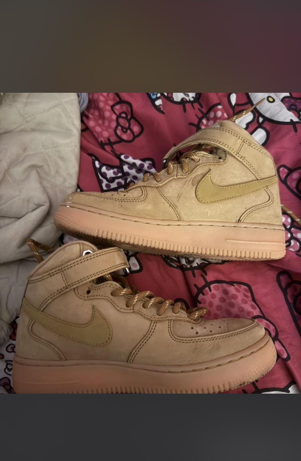 Nike Nike Air Force 1 Wheat High '07 LV8 Size US 6 / IT 36 - 2 Thumbnail