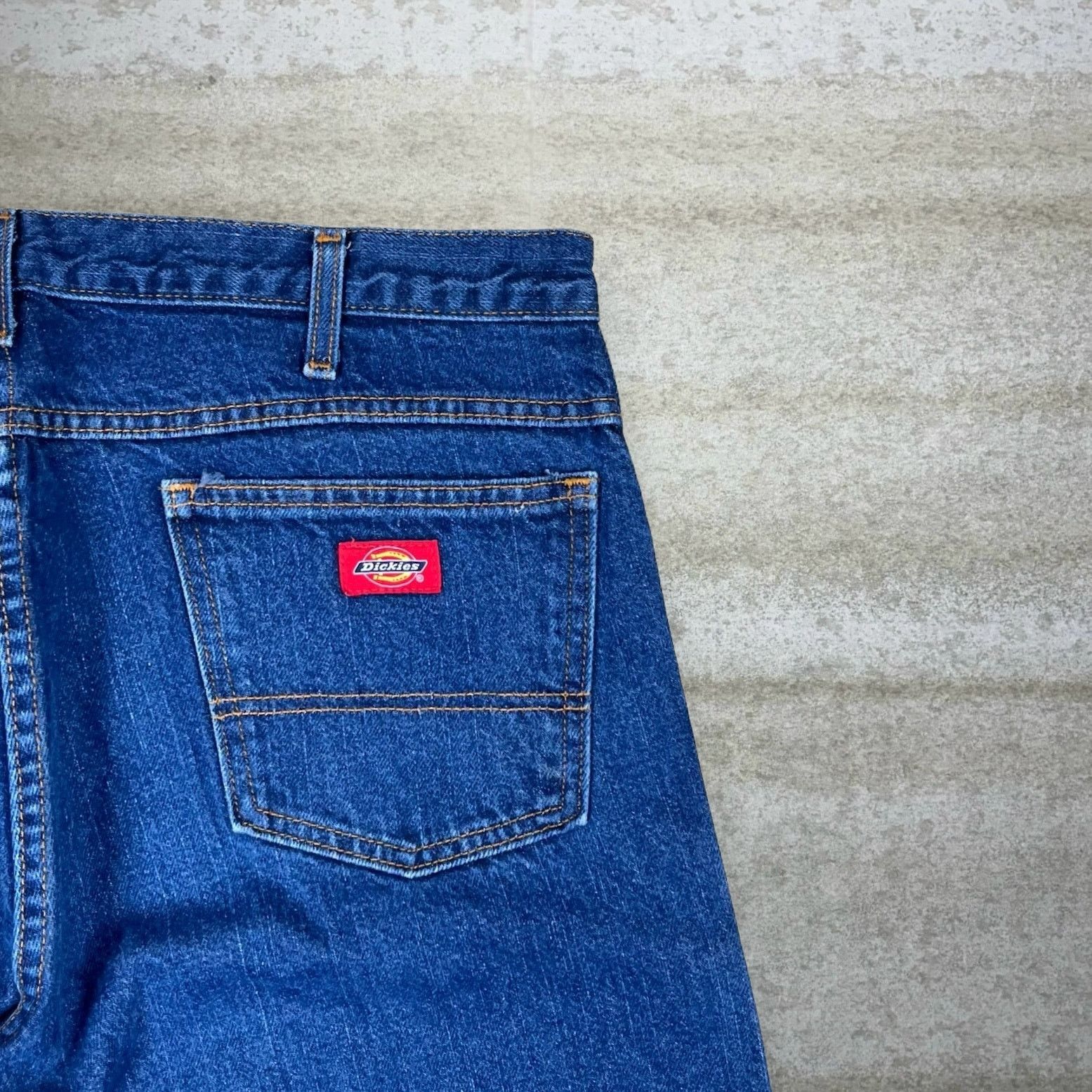 Dickies Vintage 90s Dickies Jeans 38x29 Relaxed Fit Medium Wash Size US 38 / EU 54 - 3 Thumbnail