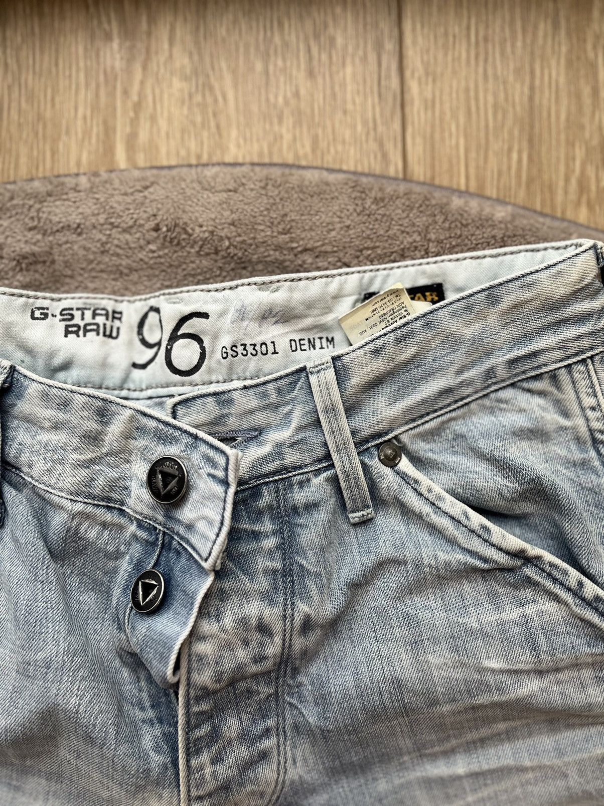 G-Star × Vintage Vintage G Star Double Knee Denim Jeans Size US 32 / EU 48 - 2 Thumbnail