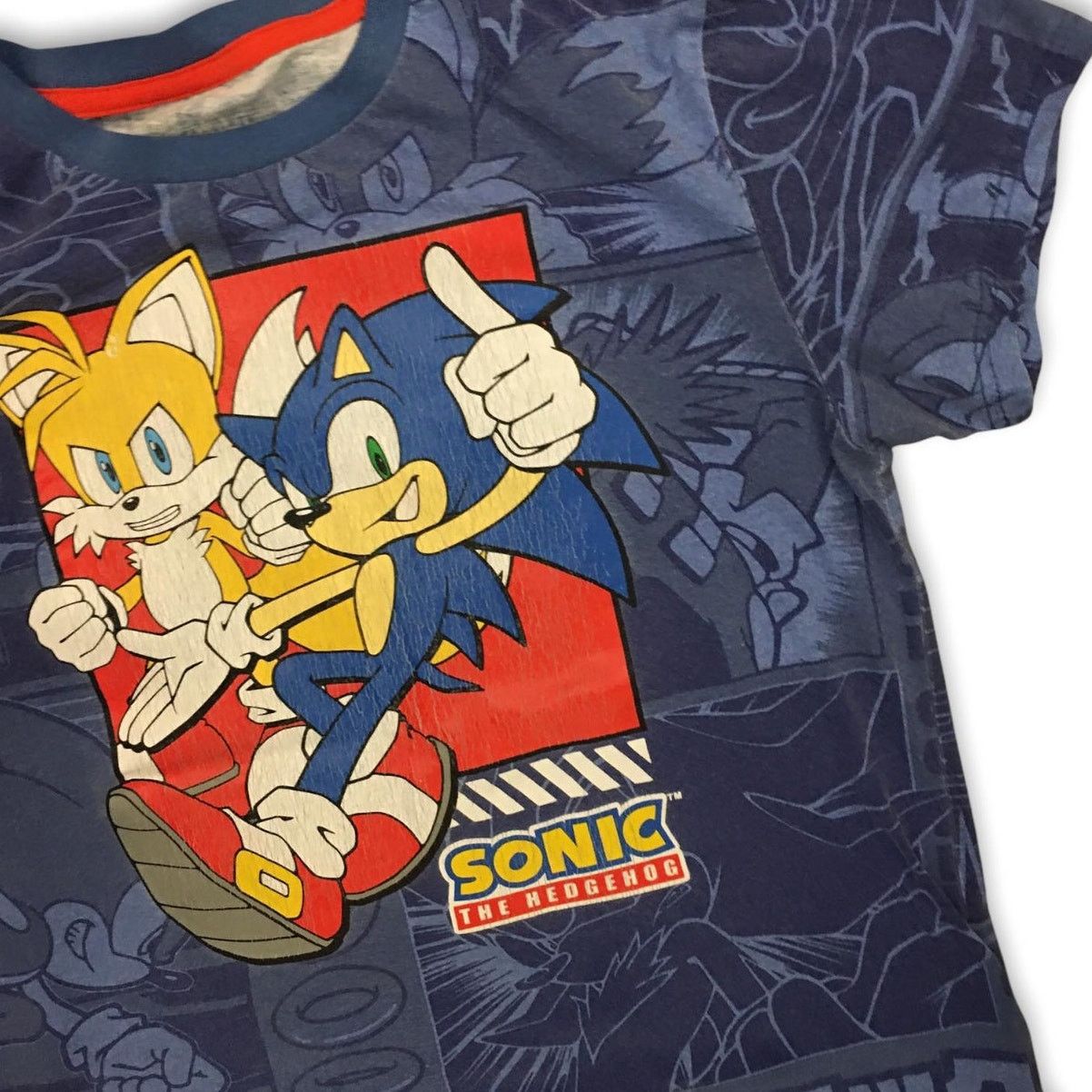 Other VINTAGE Sega Freeze Sonic The Hedgehog T-Shirt Small/Medium Size US M / EU 48-50 / 2 - 2 Thumbnail