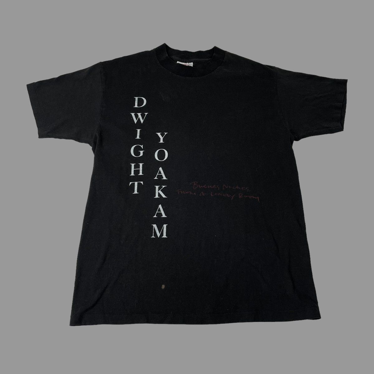 Band Tees × Vintage Vintage 90s Dwight yoakam band tee Size US S / EU 44-46 / 1 - 1 Thumbnail