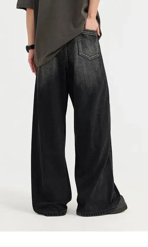 Jean Trendy High Street Distressed Baggy Jeans Size US 31 - 6 Thumbnail