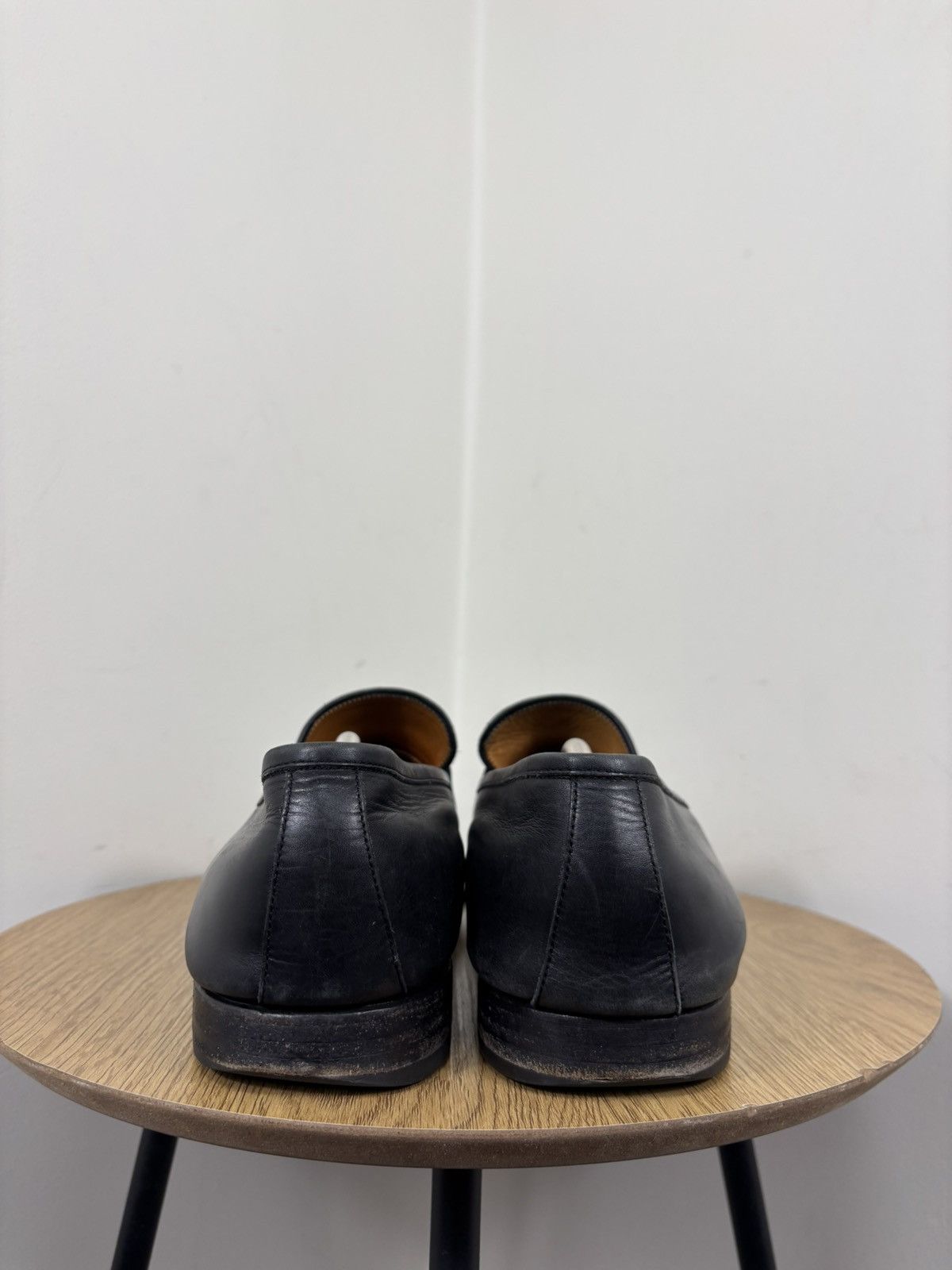 Other Prime Shoes Handmade Imola Men’s Black Leather Penny Loafers Size US 12 / EU 45 - 14 Thumbnail
