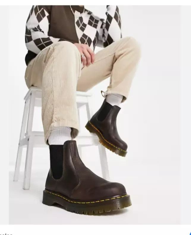 Dr. Martens 2976 WARMWAIR Water-Resistant VALOR Leather CHELSEA B Size US 13 / EU 46 - 5 Thumbnail