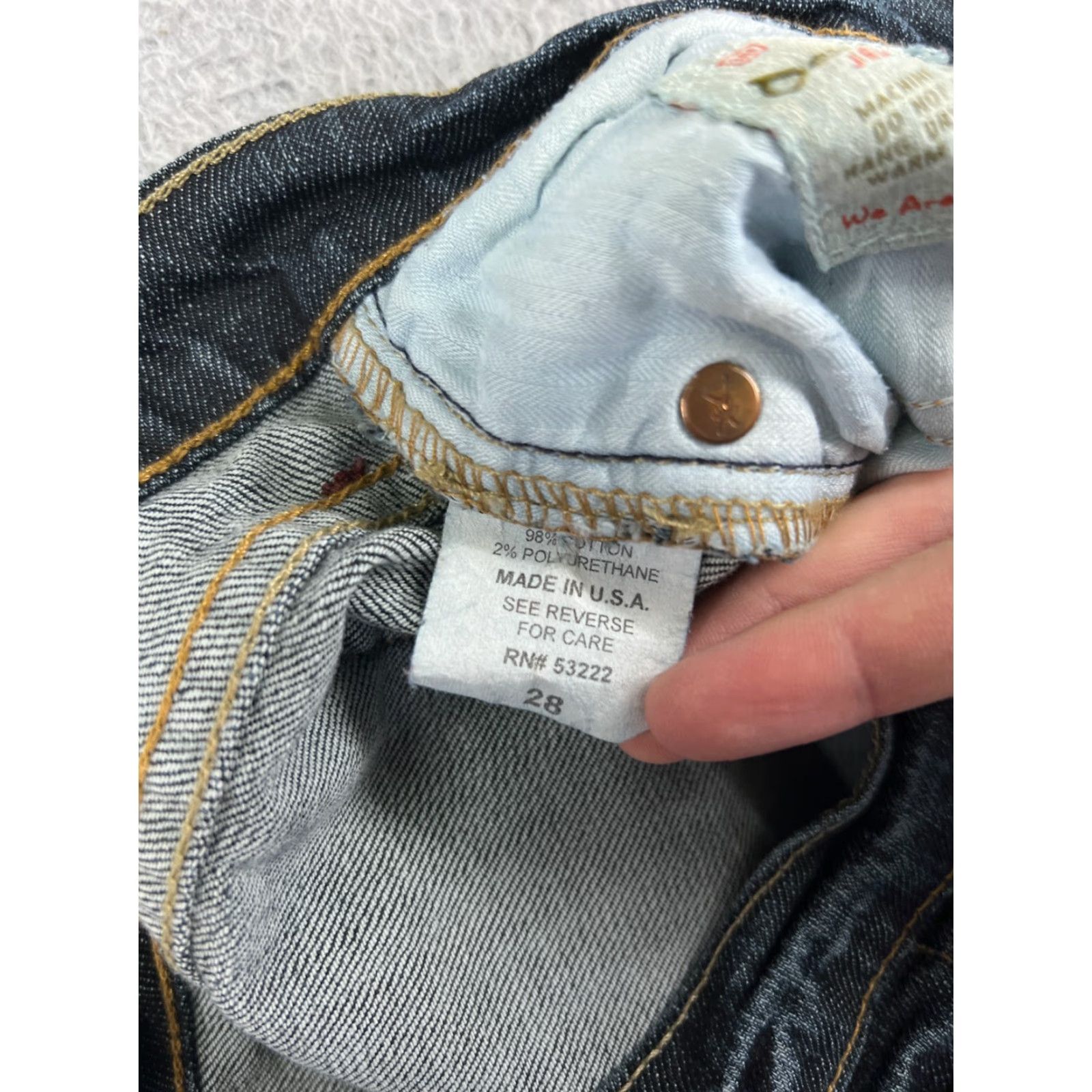 Vintage David Kahn Jeans Women 28 Blue Bootcut Embroidered Made In USA Nikki Size 28" / US 6 / IT 42 - 5 Thumbnail