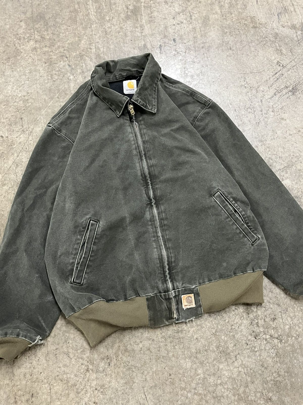 Carhartt × Vintage Carhartt Santa Fe forest green earth tone distressed Size US XL / EU 56 / 4 - 5 Thumbnail
