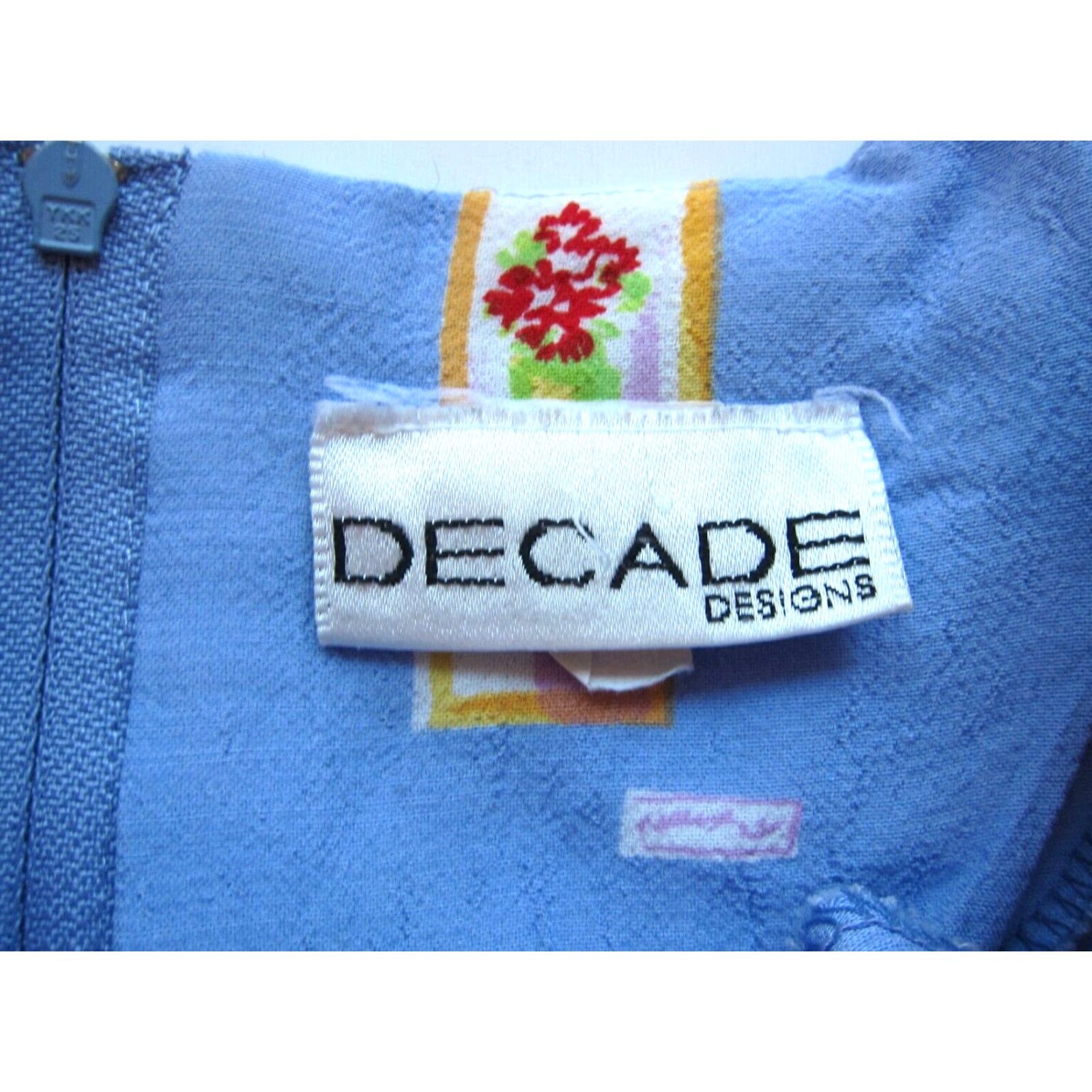 Vintage Vtg Decade Designs Maxi Dress Long Floral Purple Red Green Rayon Large Women Size L / US 10 / IT 46 - 4 Thumbnail