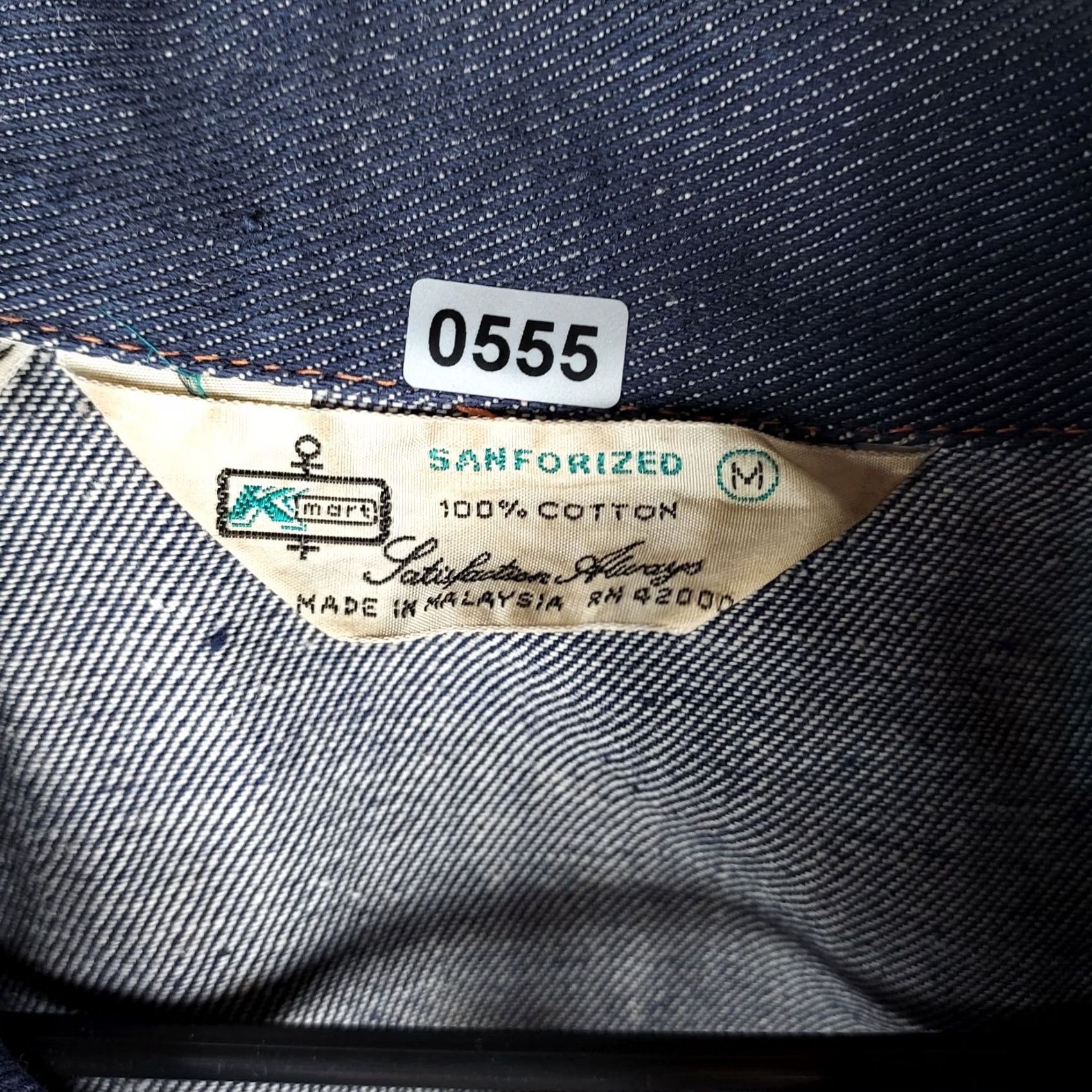 Vintage VINTAGE Kmart Denim Jacket Mens Large Blue Trucker Style 90s Jacket Casual Button Cotton Denim Mens L Blue 90s Trucker Jacket Size US L / EU 52-54 / 3 - 8 Thumbnail