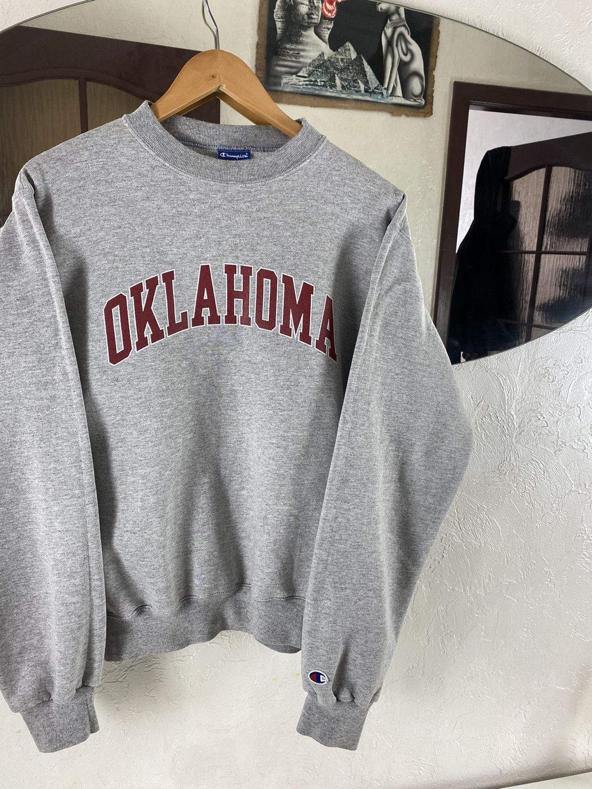 Champion Vintage Champion 90s Sweatshirt Oklahoma Crewneck Size US S / EU 44-46 / 1 - 2 Thumbnail