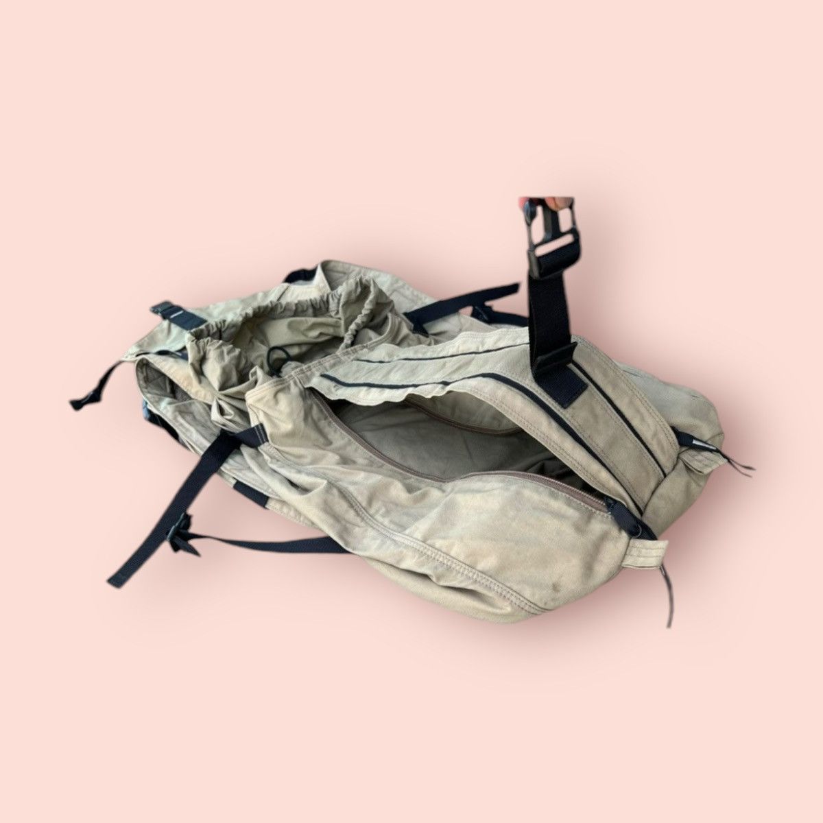 Head Porter VINTAGE SUNFADED PORTER CYLINDER DAYPACK/RUCKSACK/BACKPACK Size ONE SIZE - 15 Thumbnail