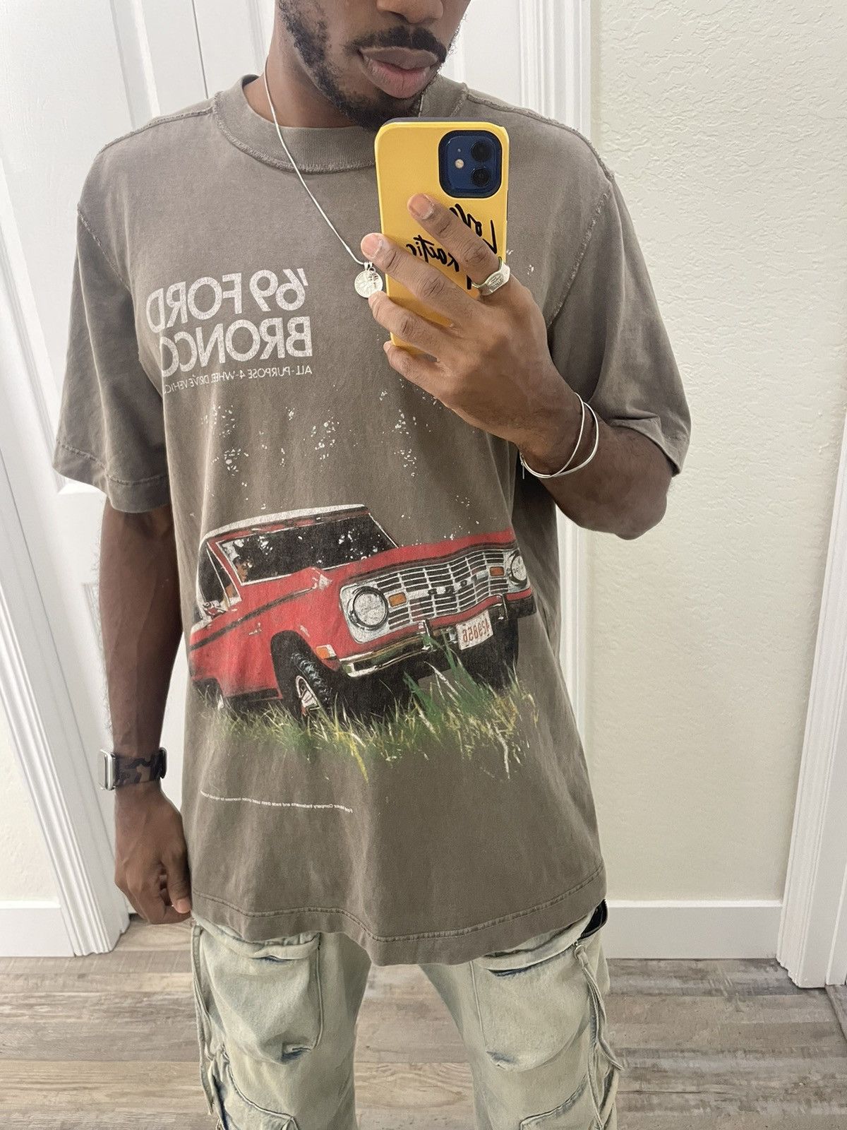 Abercrombie & Fitch × Vintage Bronco Vintage-Inspired Graphic Tee Size US M / EU 48-50 / 2 - 2 Thumbnail
