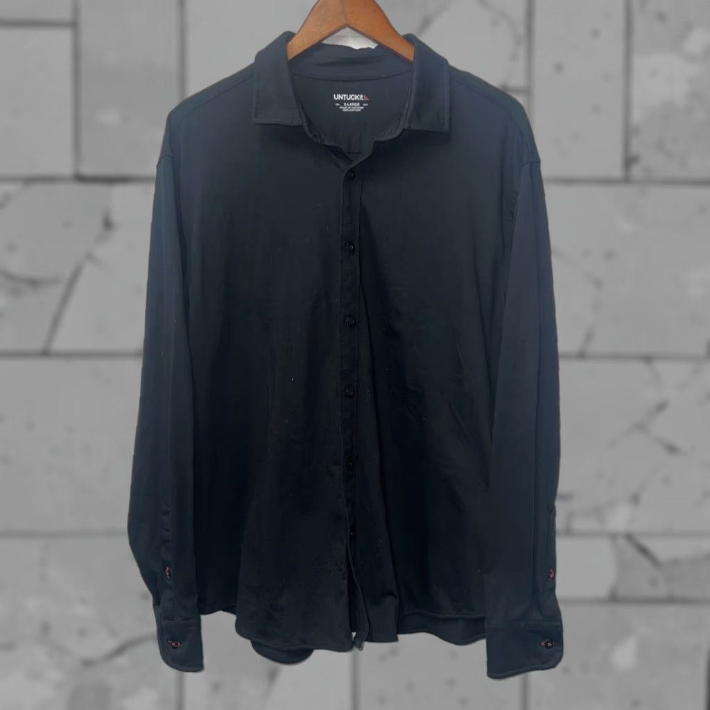 UNTUCKit Untuckit Black Men's XL Button-Up Shirt User: Untuckit Black Men's XL Button-Up Shirt Size US XL / EU 56 / 4 - 1 Thumbnail