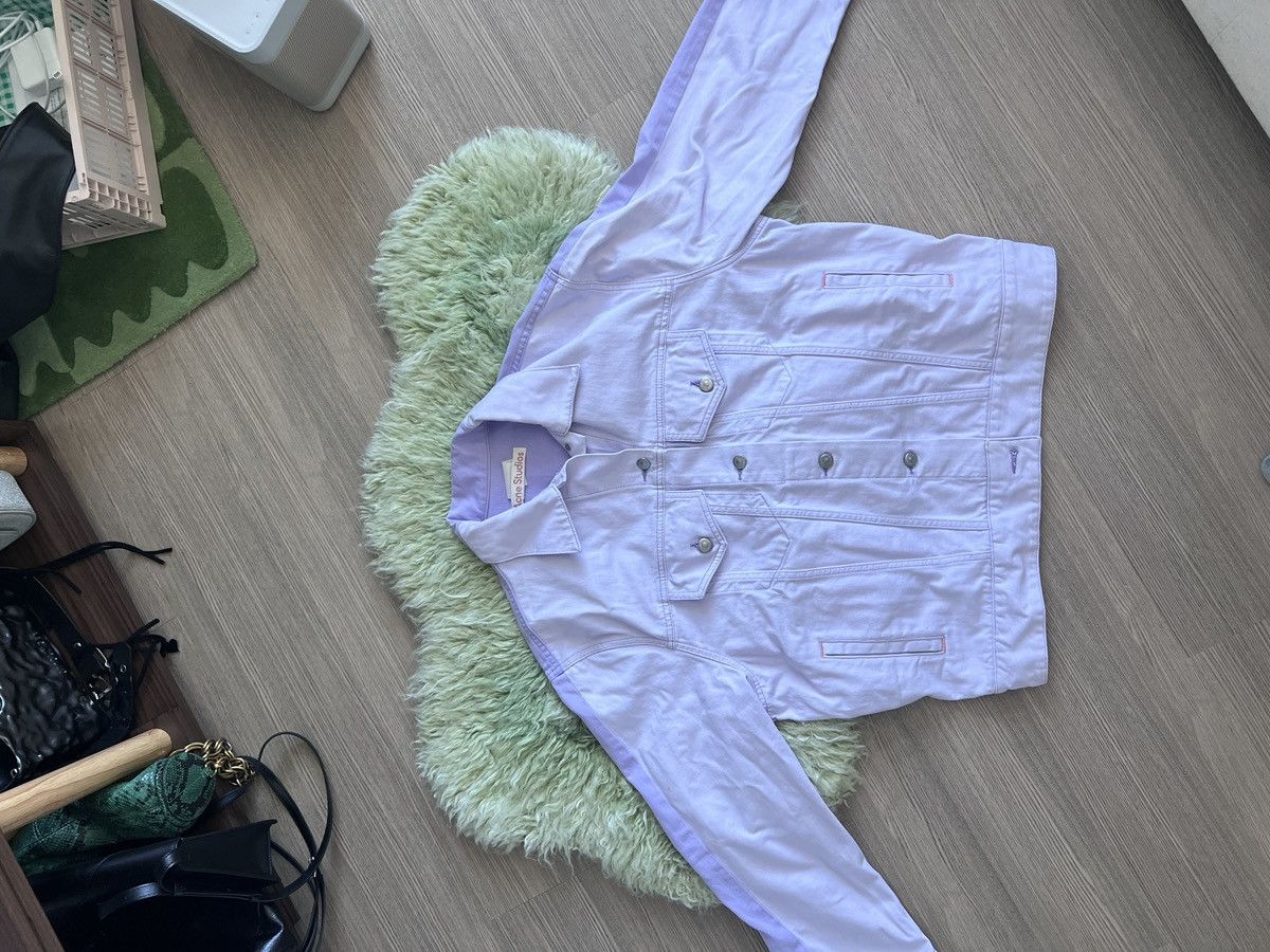Acne Studios × SSENSE [Rare Find] Acne Studios two-tone denim jacket Size US XS / EU 42 / 0 - 1 Thumbnail