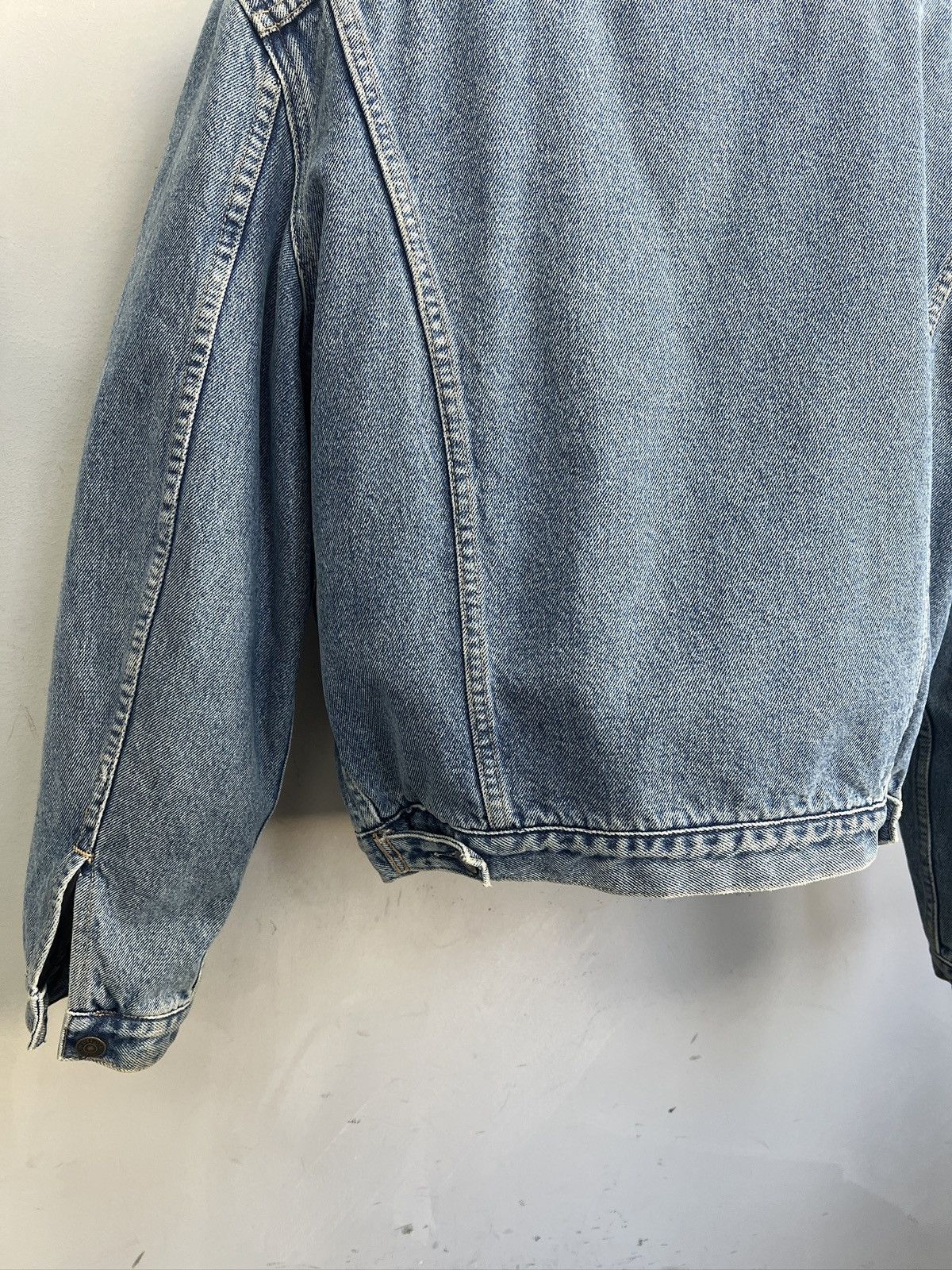 Levi's Vintage western storm rider trucker Levis jacket 90s Size US M / EU 48-50 / 2 - 7 Thumbnail