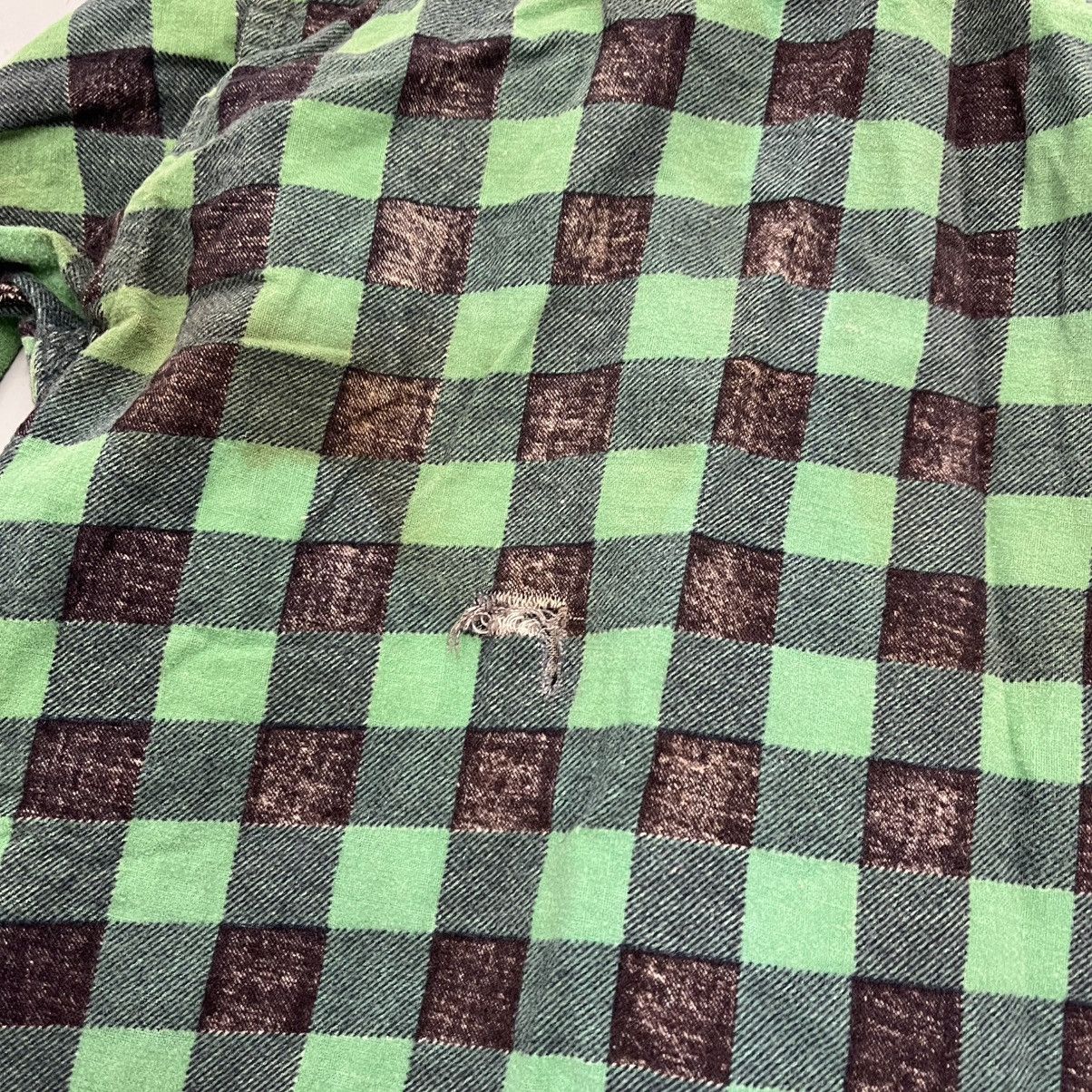 Other Vintage 50s Norwood Green/Black Plaid Loop Collar Flannel Size XS / US 0-2 / IT 36-38 - 4 Thumbnail