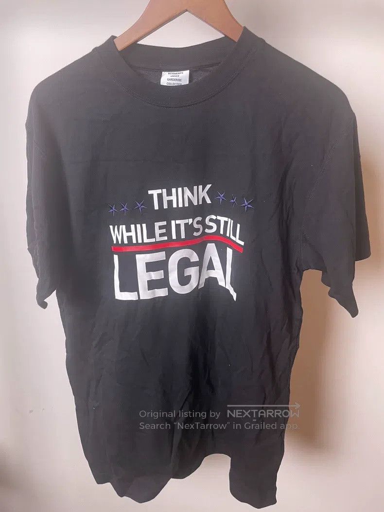 Vetements Vetements Branded Printed T-Shirt S Size Size US S / EU 44-46 / 1 - 1 Thumbnail