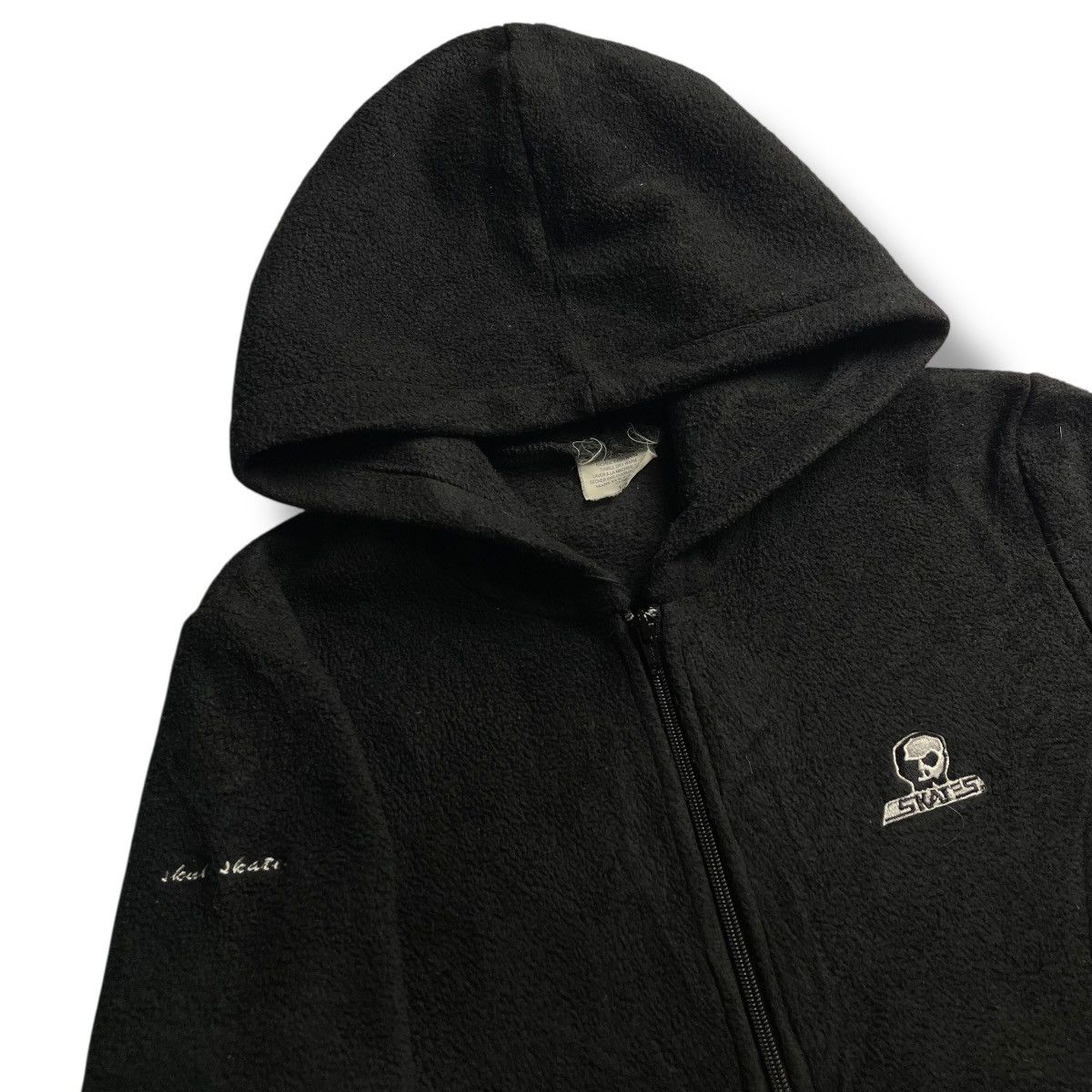 Shorty's Skateboards ☠️ VINTAGE SKULL SKATES FULL ZIP FLEECE JACKET Size US L / EU 52-54 / 3 - 4 Thumbnail